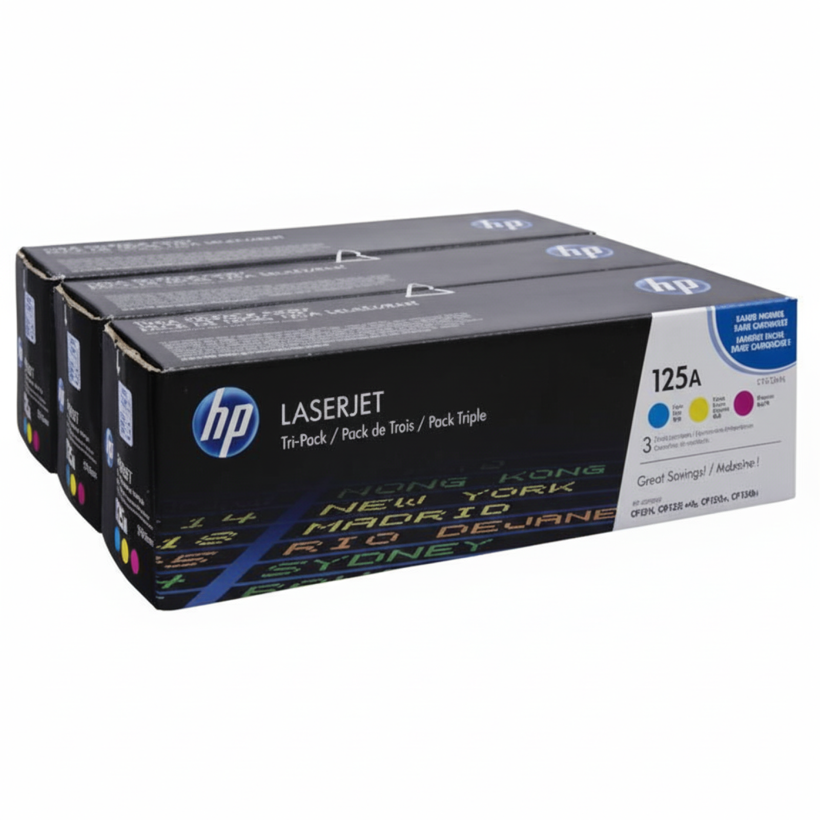 Original OEM Toners HP 125A CMY (CF373AM) (3-pack)