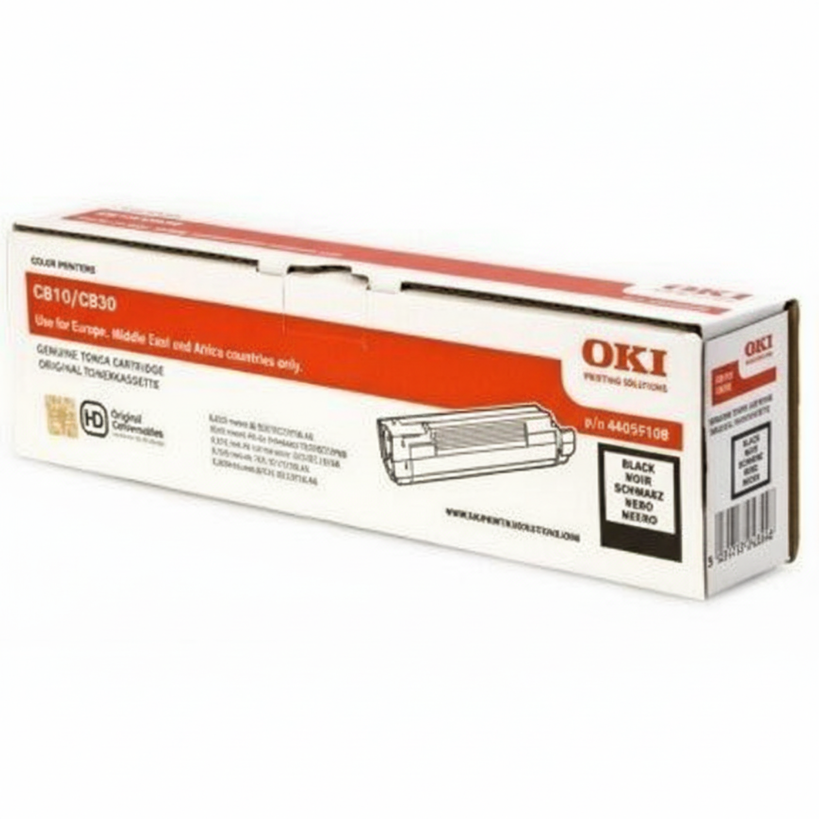 Original OEM Toner Oki C810 830 (C810BK) (Black)