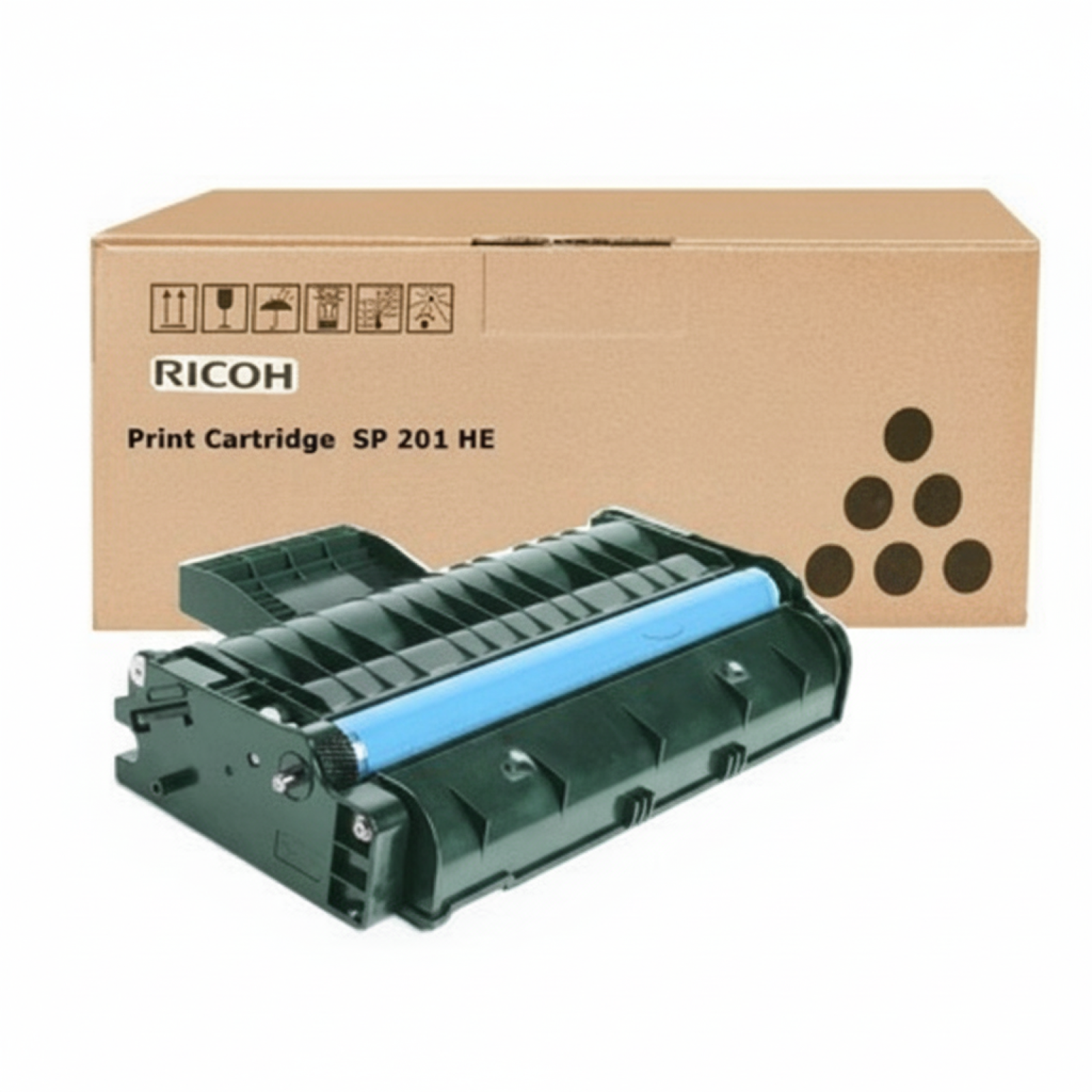 Original OEM Toner Ricoh SP201HE (407254) (Black)
