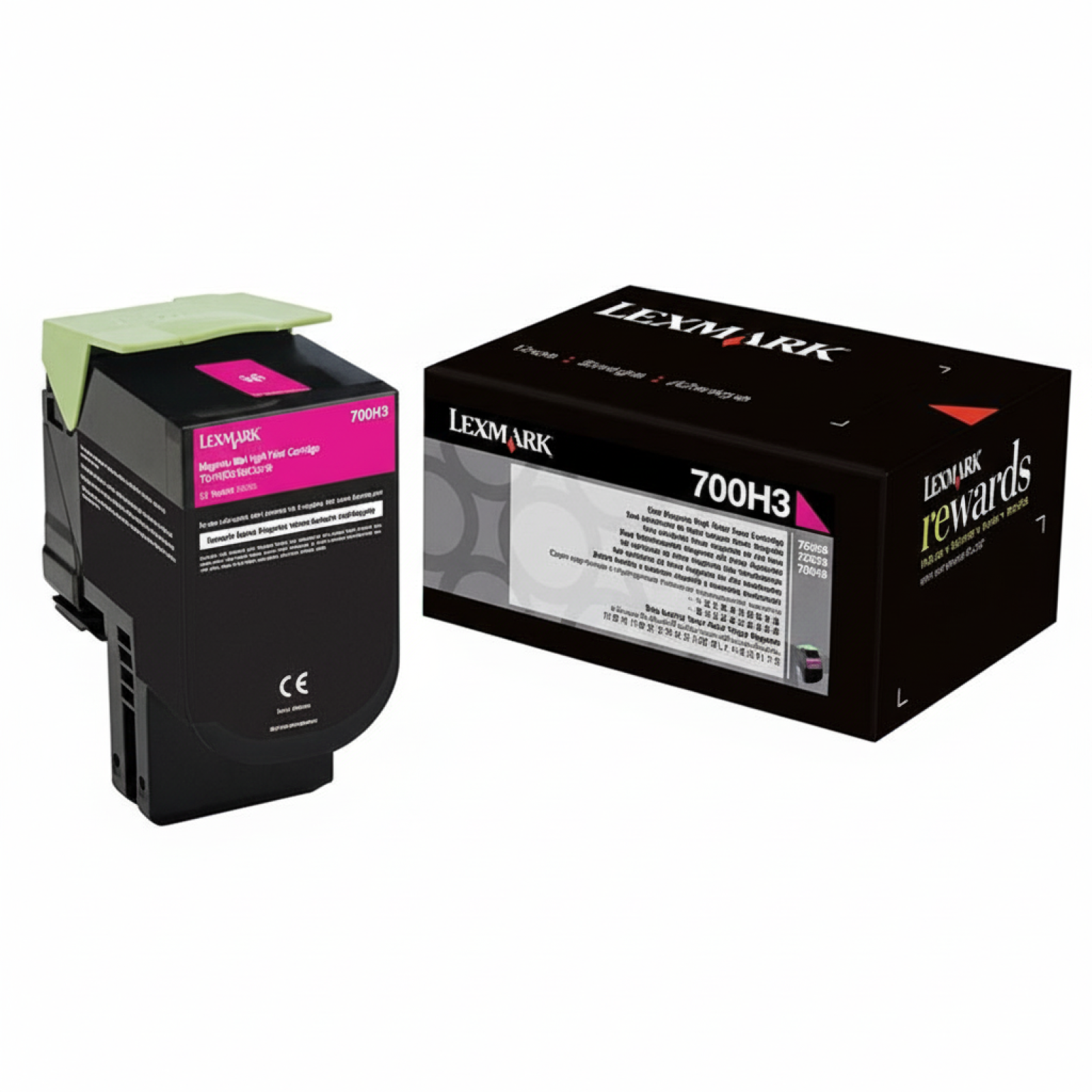 Original OEM Toner Lexmark 702HM (70C2HME) (Magenta)