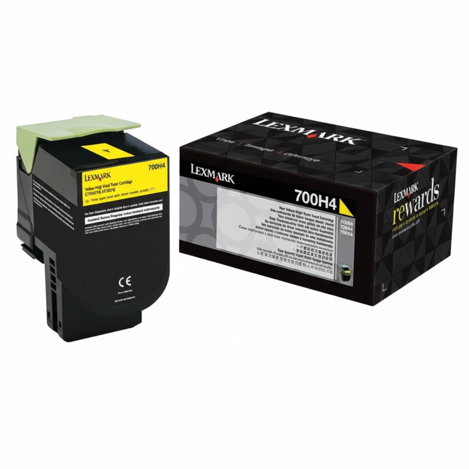 Original OEM Toner Lexmark 702HY (70C2HYE) (Yellow)