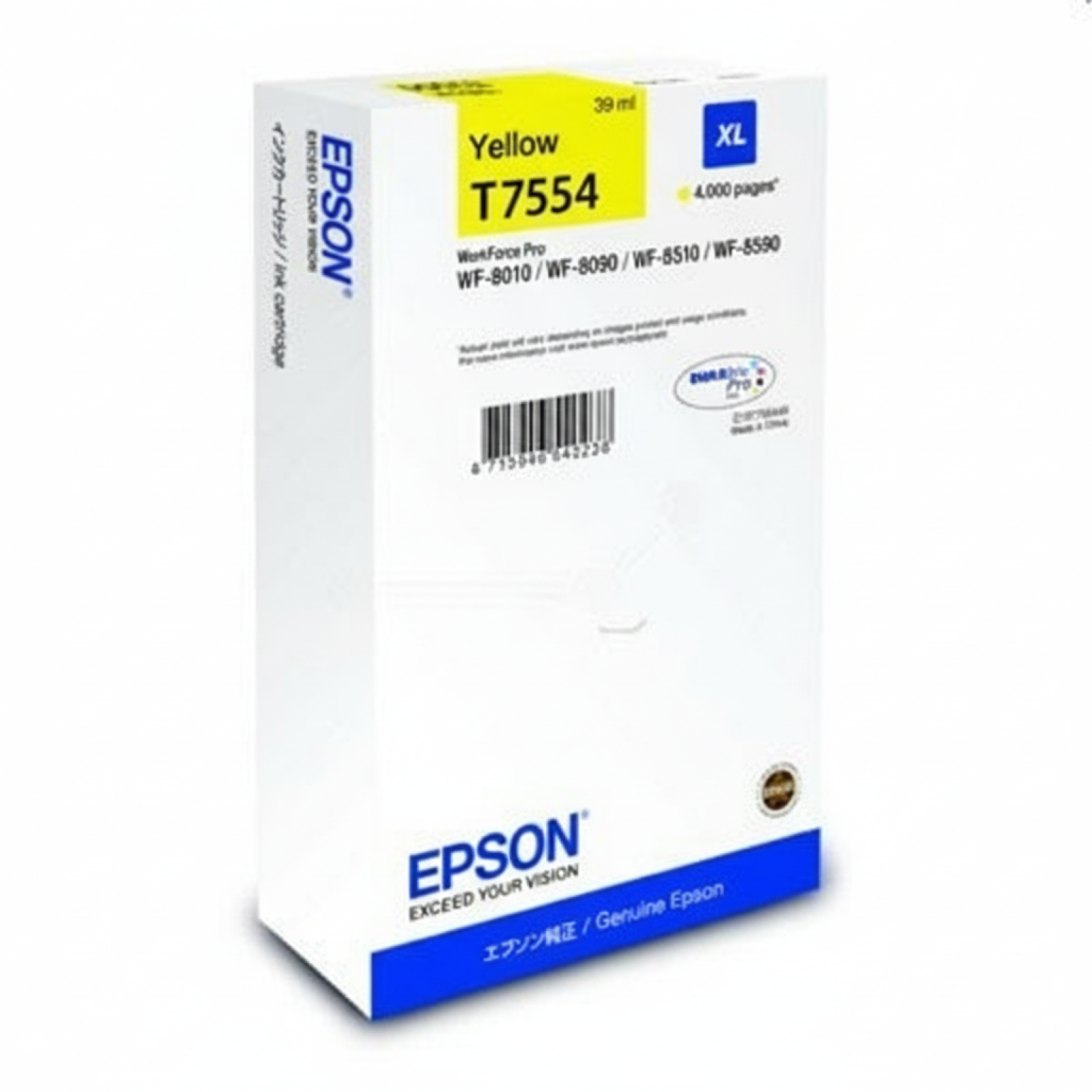 Original OEM Ink Cartridge Epson T7554 (C13T755440) (Yellow)