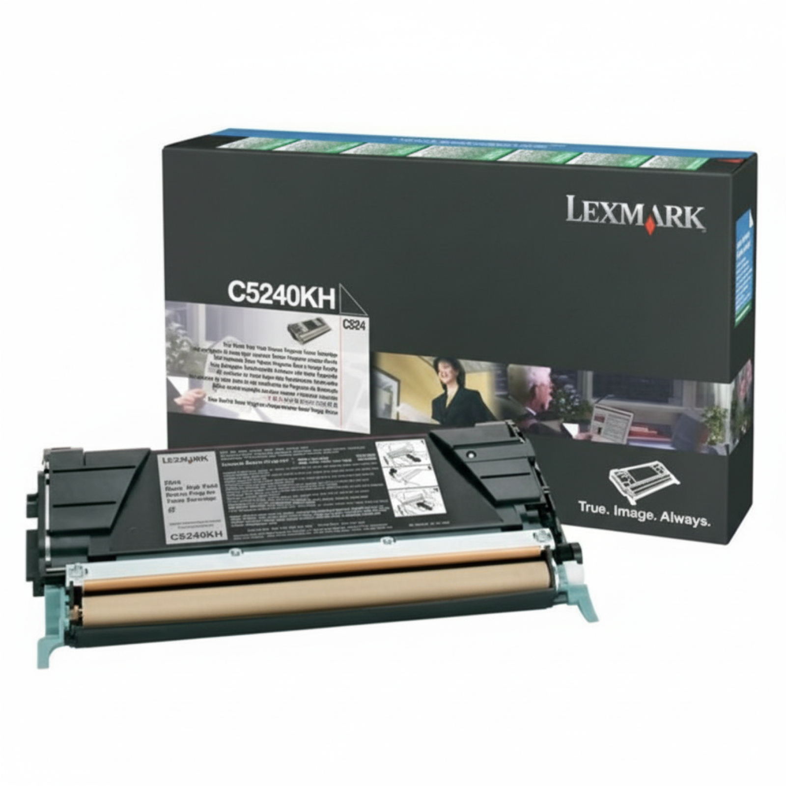 Original OEM Toner Lexmark C524 K (C5240KH) (Black)