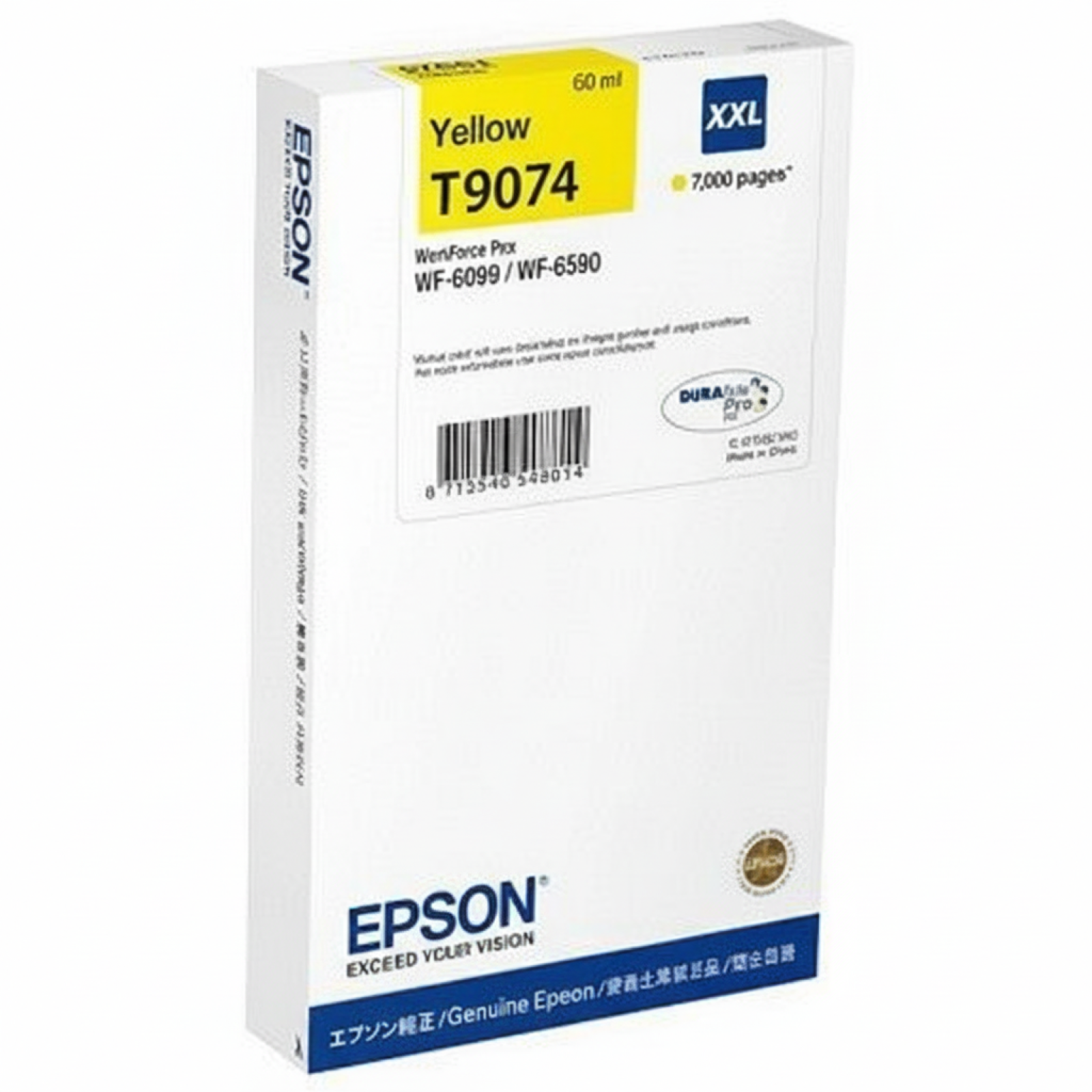 Original OEM Ink Cartridge Epson T9074 (C13T907440) (Yellow)