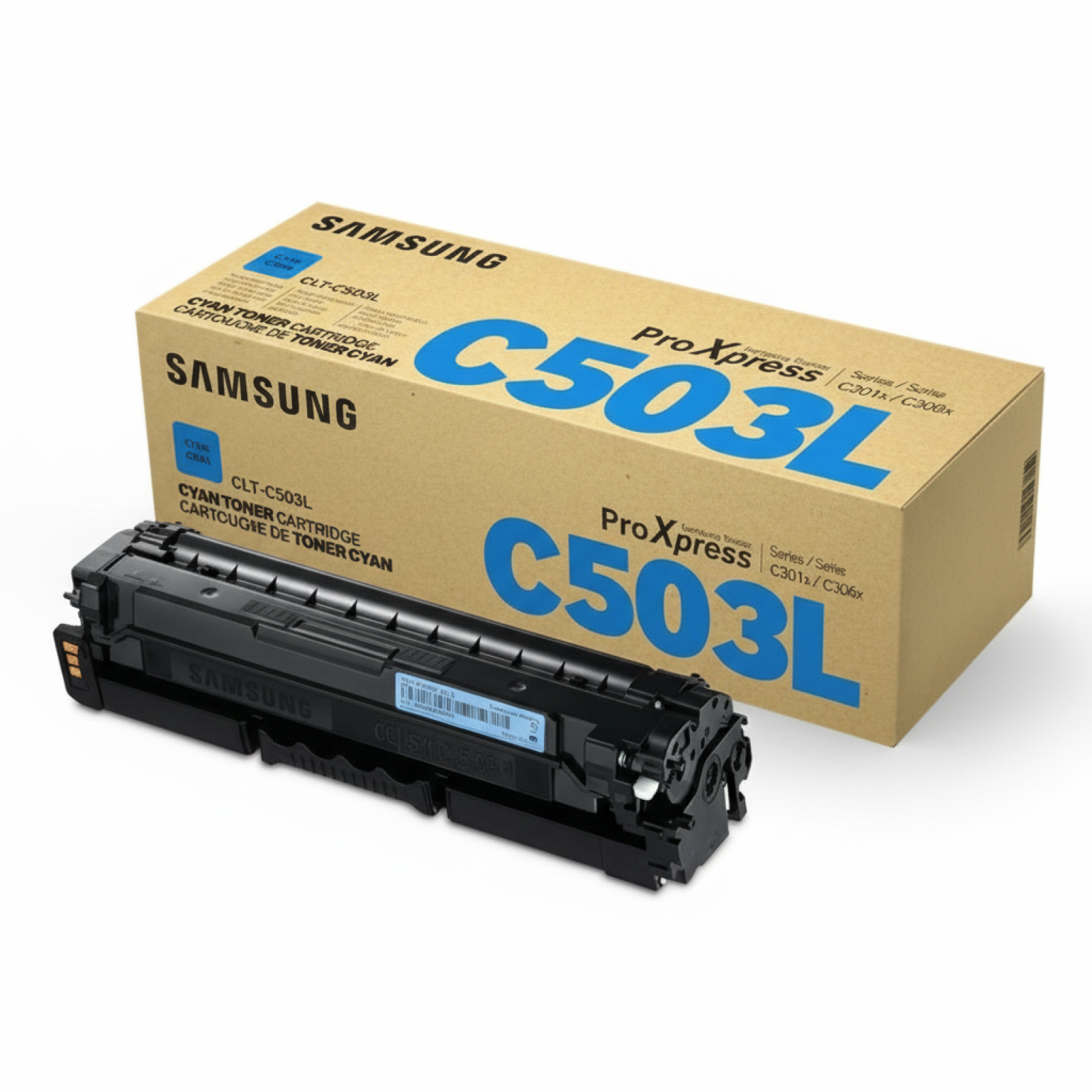 Original OEM Toner Samsung CLT-C503L (SU014A) (Cyan)