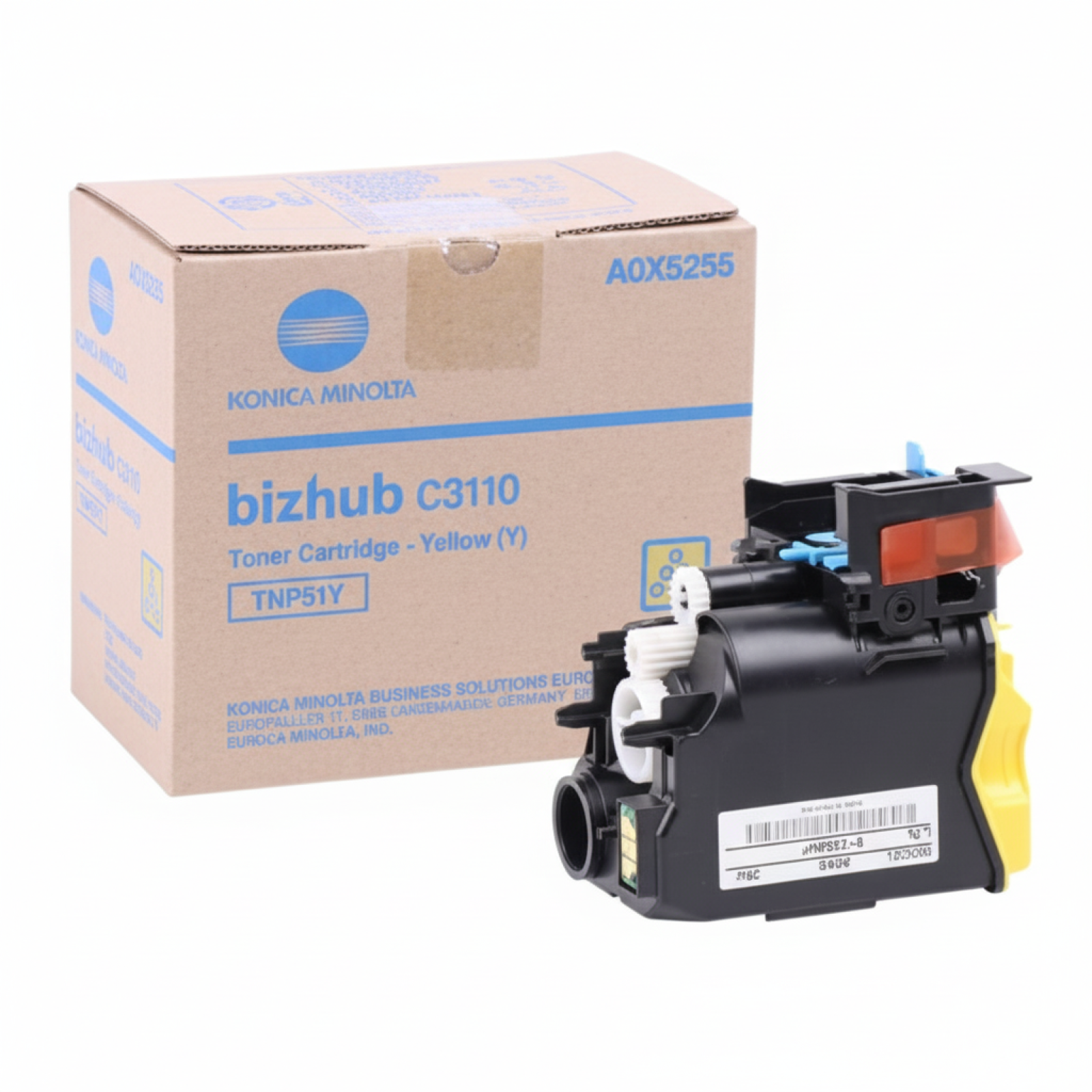 Original OEM Toner KM TNP-51Y (A0X5255) (Yellow)