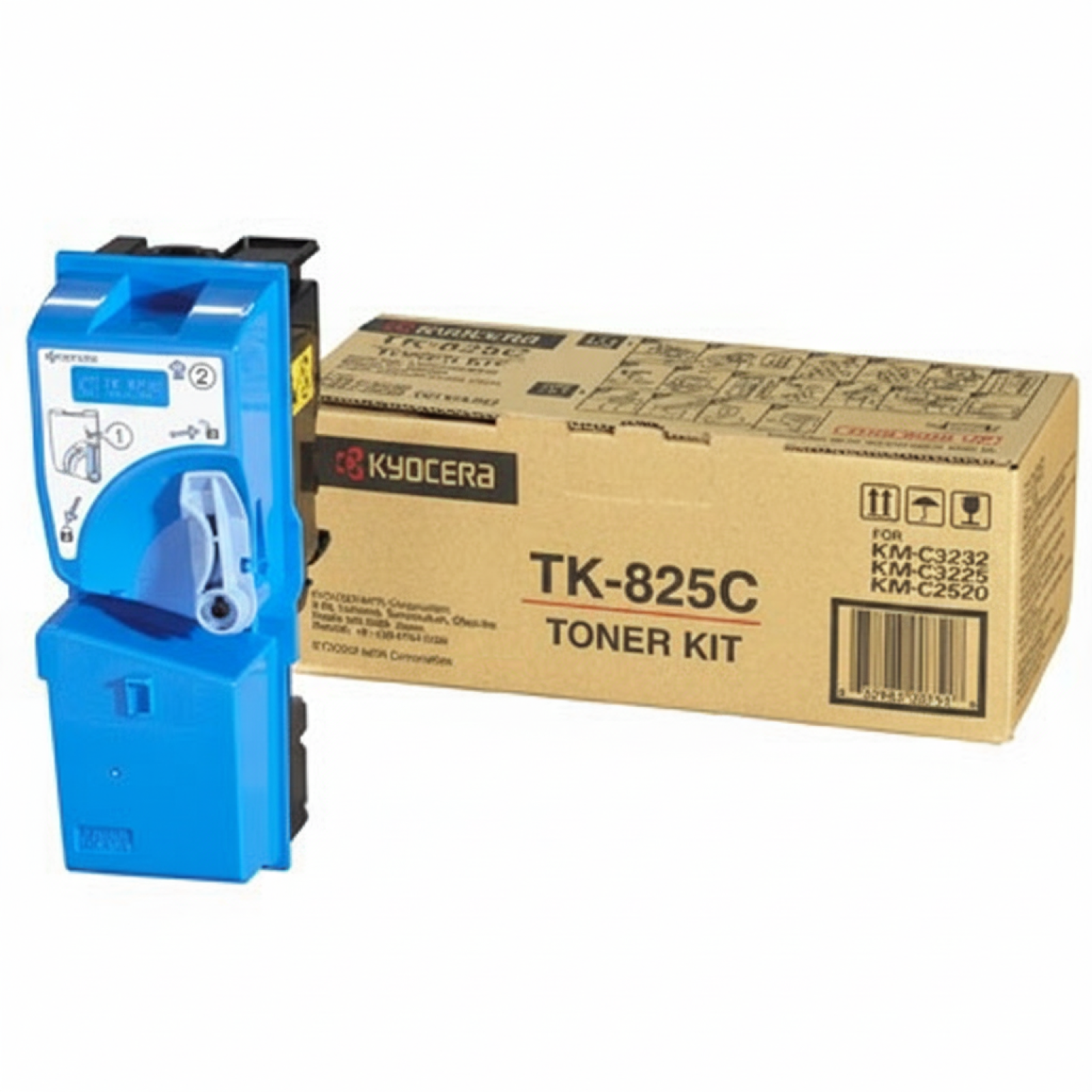 Original OEM Toner Kyocera TK-825C (1T02FZCEU0) (Cyan)