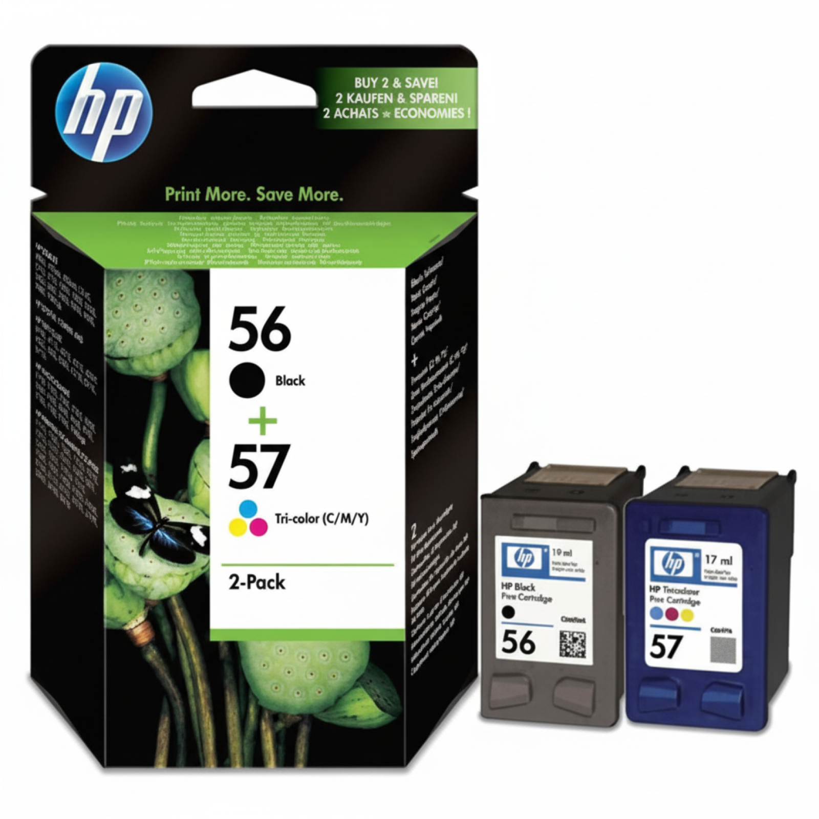 Original OEM Ink Cartridges HP 56 + 57 (SA342AE) (multi pack)