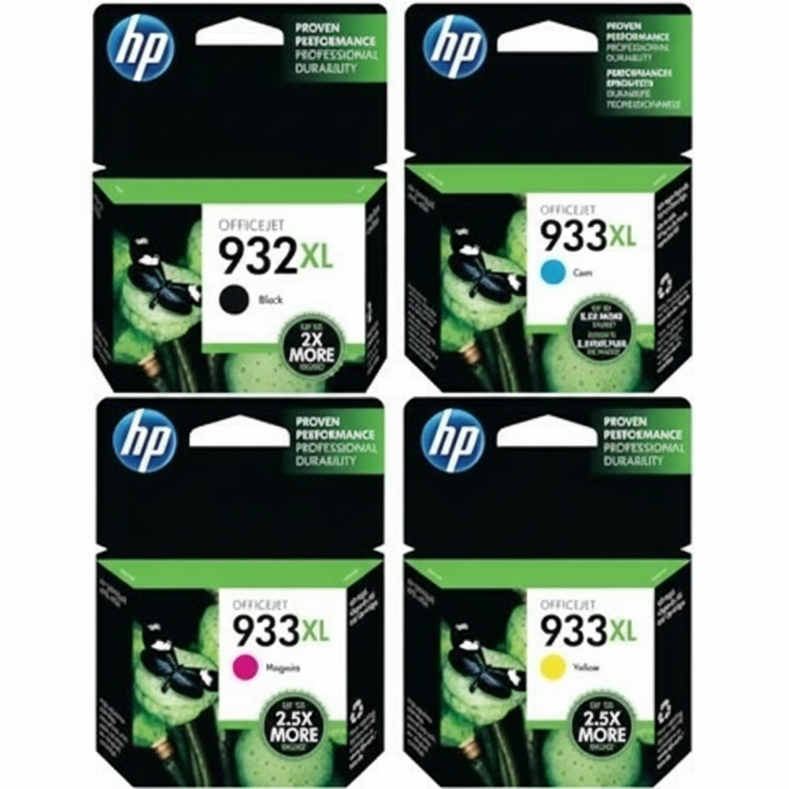 Original OEM Ink Cartridges HP 932 XL BK + 933 XL CMY (C2P42AE) (multi pack)