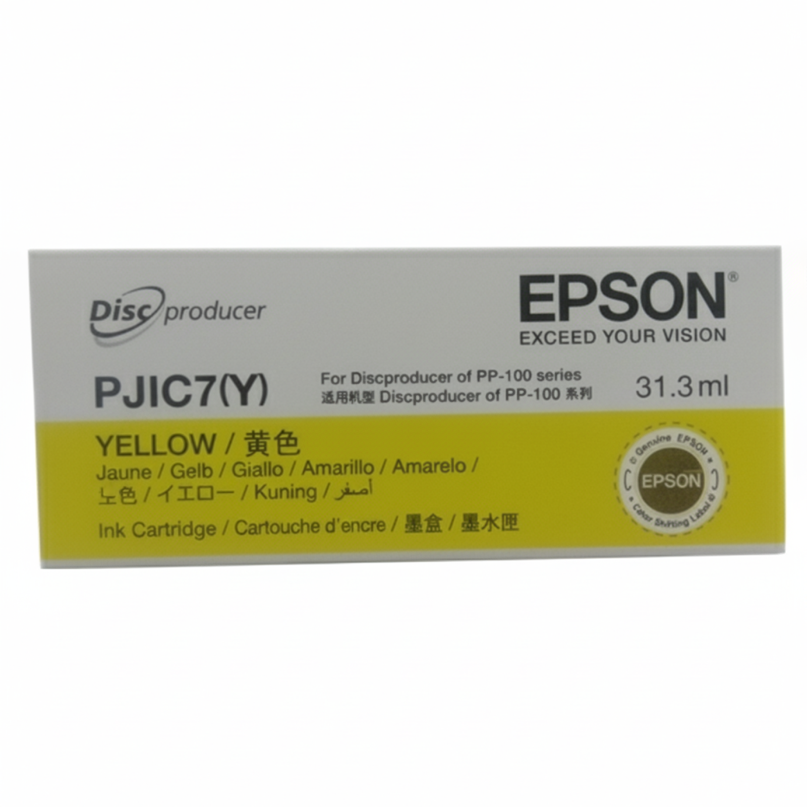 Original OEM Ink Cartridge Epson PJIC7(Y) (PJIC5(Y)) (Yellow)