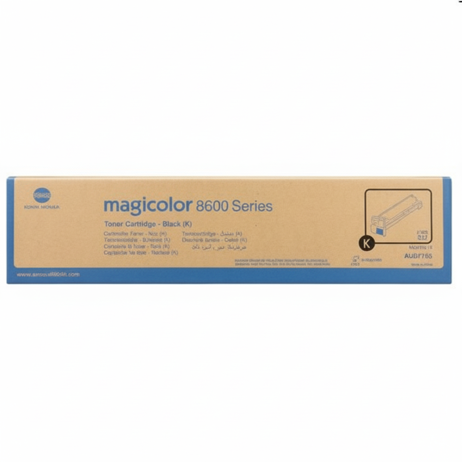 Original OEM Toner KM 8650 BK (A0D7153) (Black)