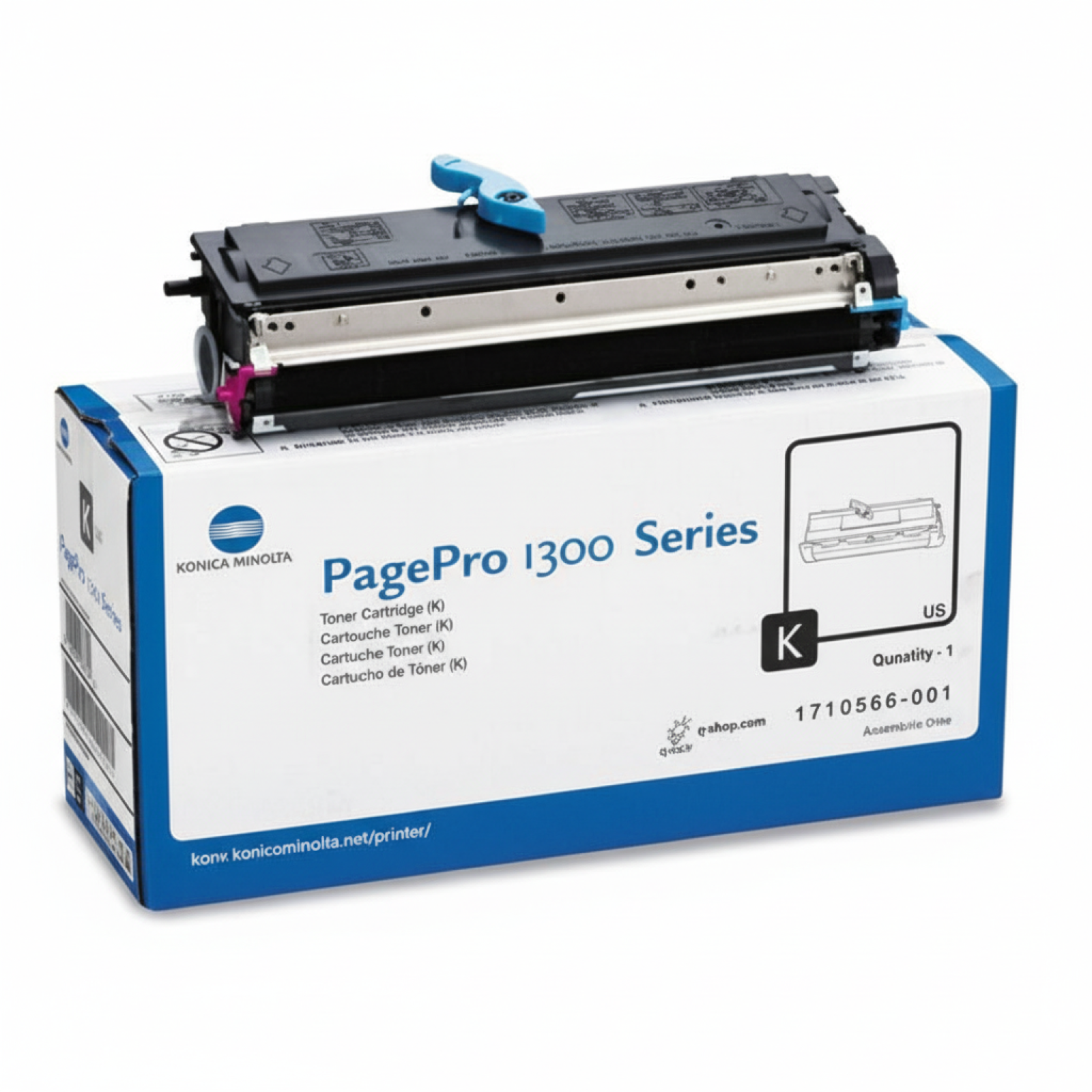 Original OEM Toner KM PP 1300 1380 (1710566002) (Black)