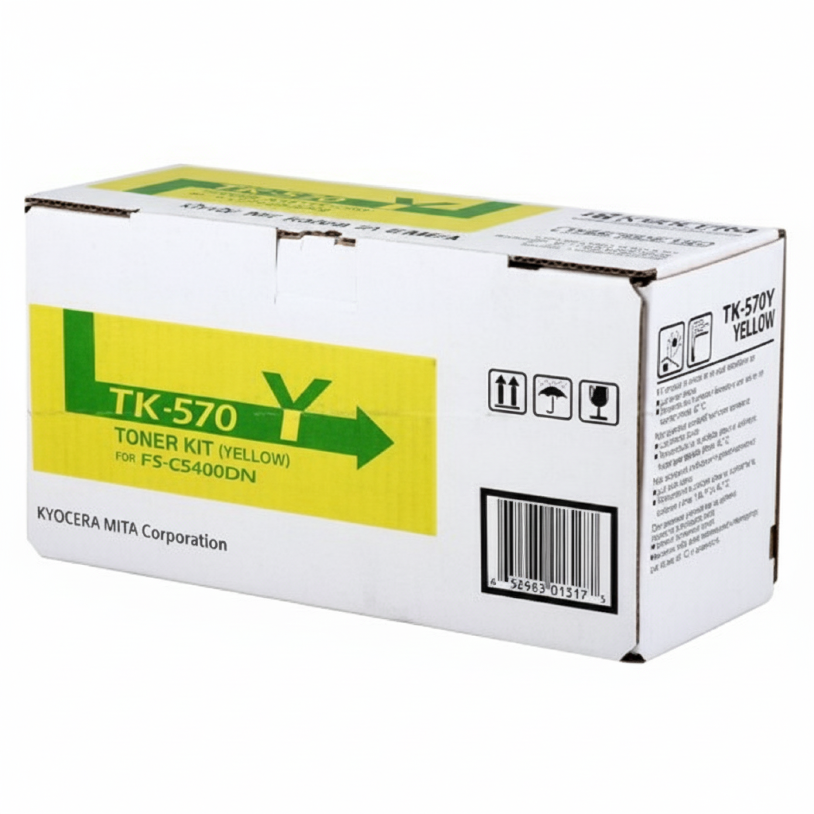 Original OEM Toner Kyocera TK-570Y (1T02HGAEU0) (Yellow)