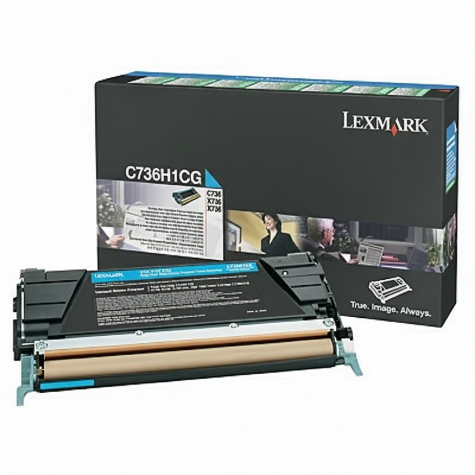 Original OEM Toner Lexmark C736 H C (C736H1CG) (Cyan)