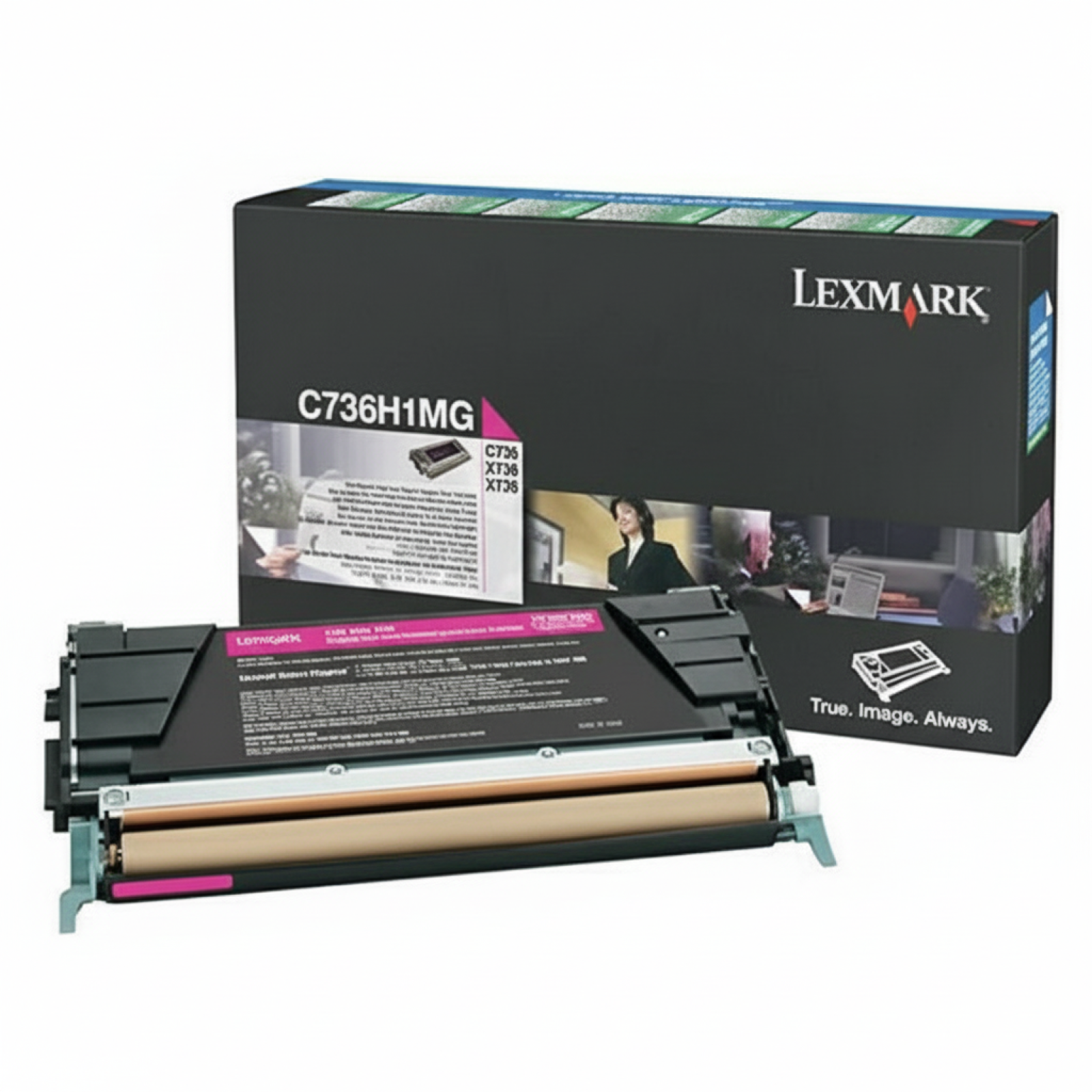 Original OEM Toner Lexmark C736 H M (C736H1MG) (Magenta)
