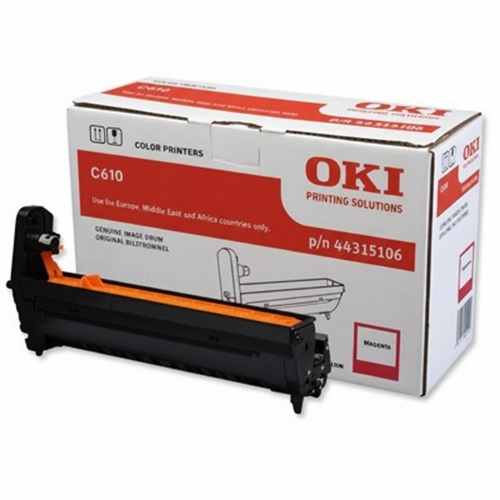Original OEM Drum Unit Oki C610 (44315106) (Magenta)
