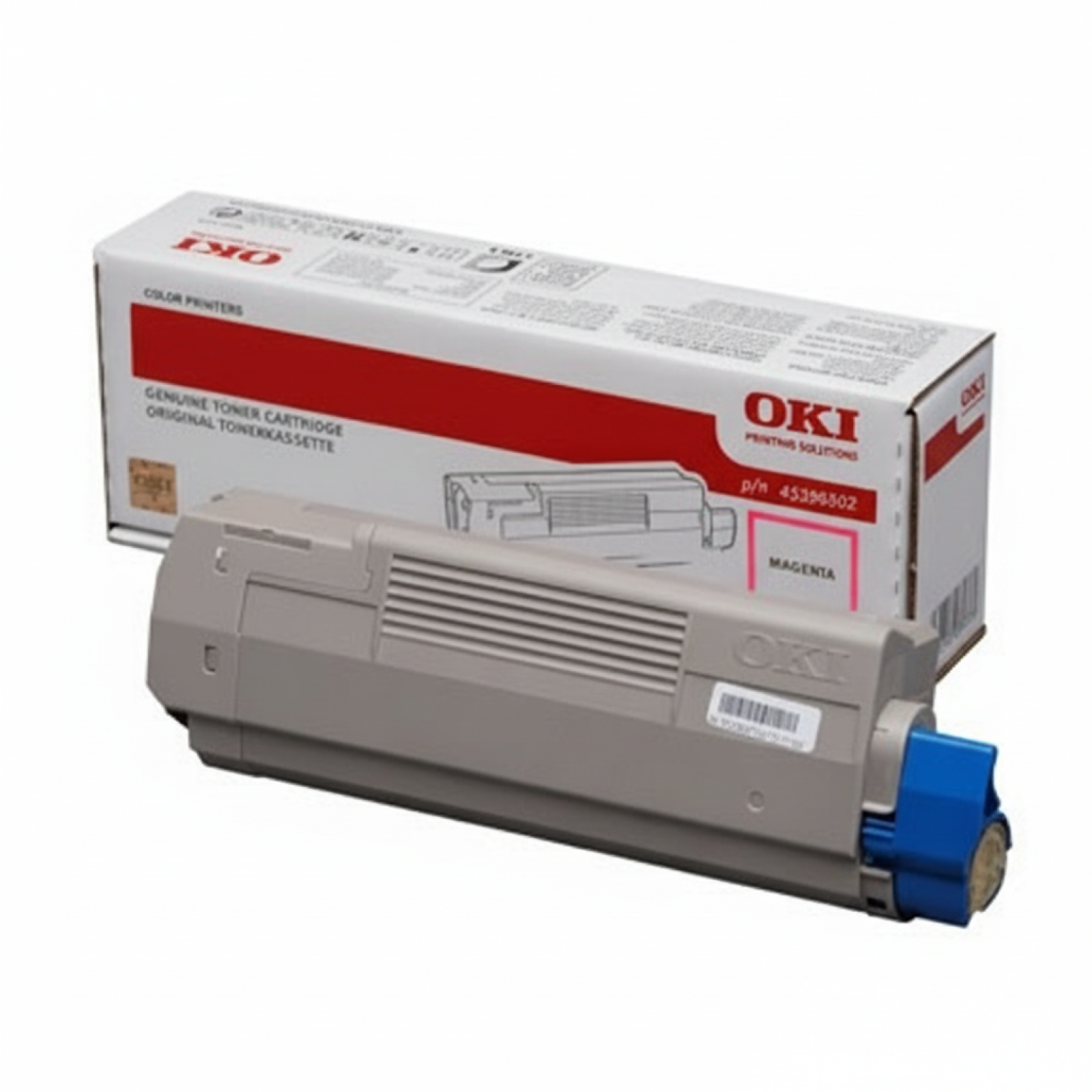 Original OEM Toner Oki 45396302 (45396302) (Magenta)
