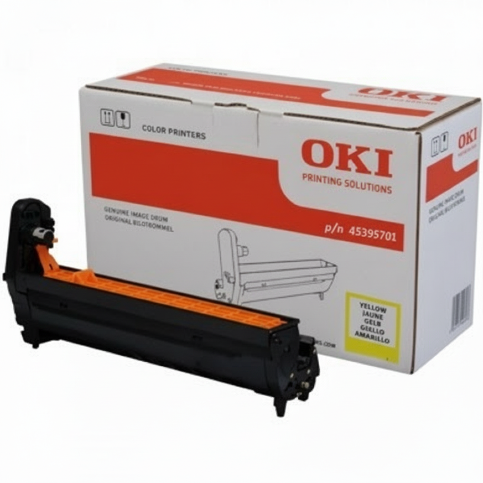 Original OEM Drum Unit Oki 45395701 (45395701) (Yellow)