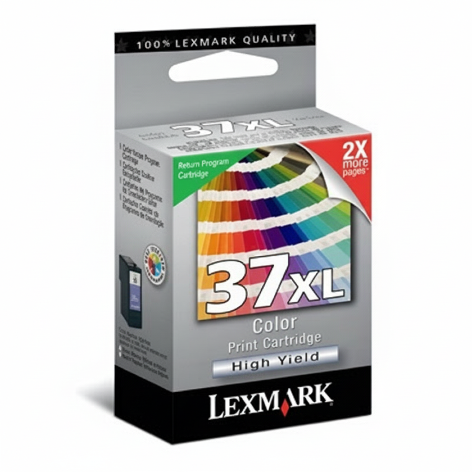 Original OEM Ink Cartridge Lexmark 37 XL (18C2180) (Color)