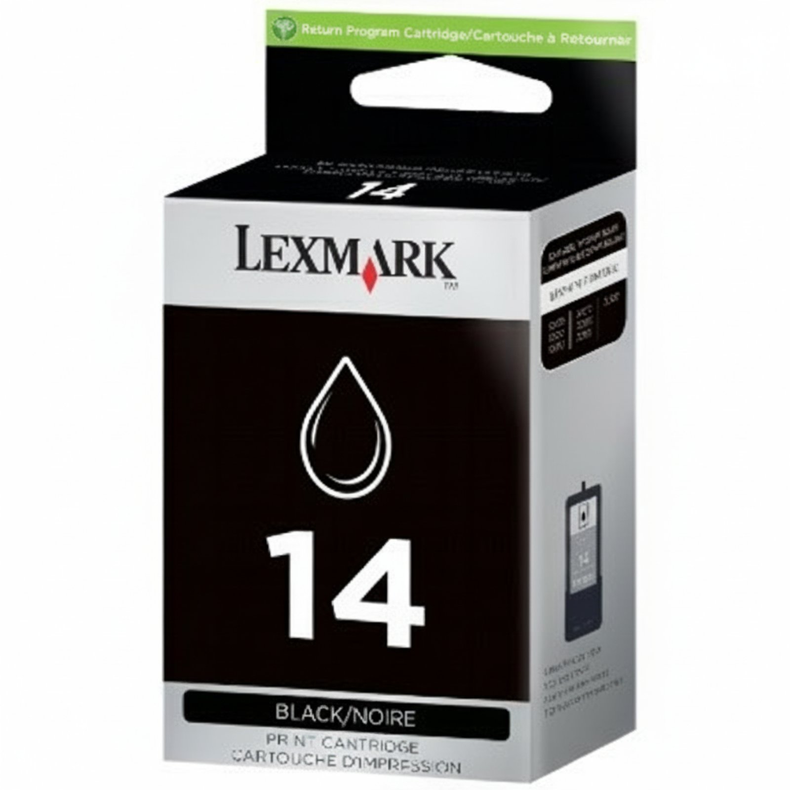 Original OEM Ink Cartridge Lexmark 14 (018C2090E) (Black)
