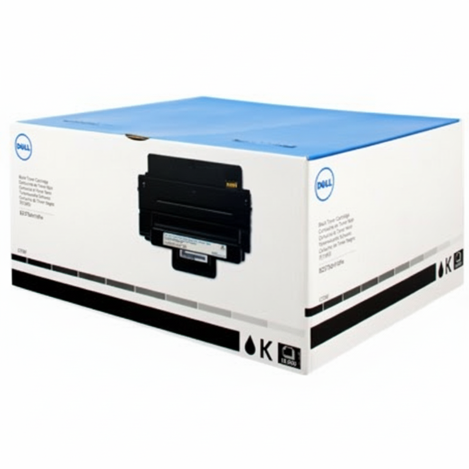 Original OEM Toner Dell B2375 3K (593-BBBI) (Black)
