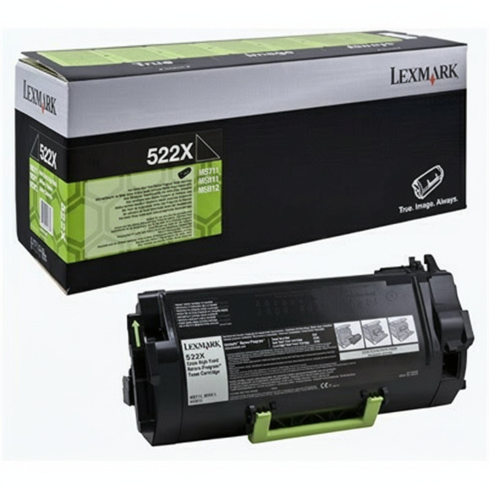 Original OEM Toner Lexmark 522X (52D2X0E) (Black)