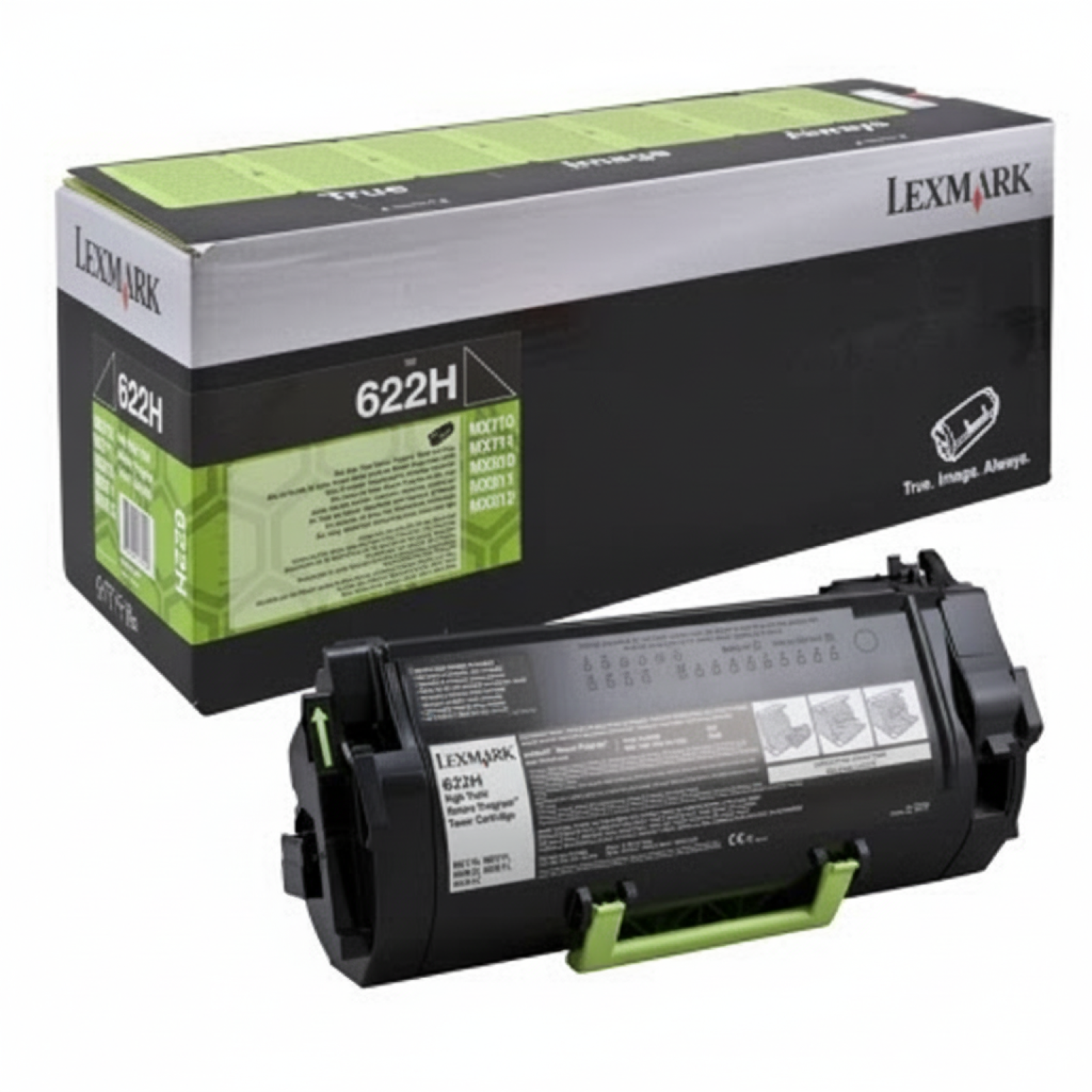 Original OEM Toner Lexmark 622H (62D2H00) (Black)