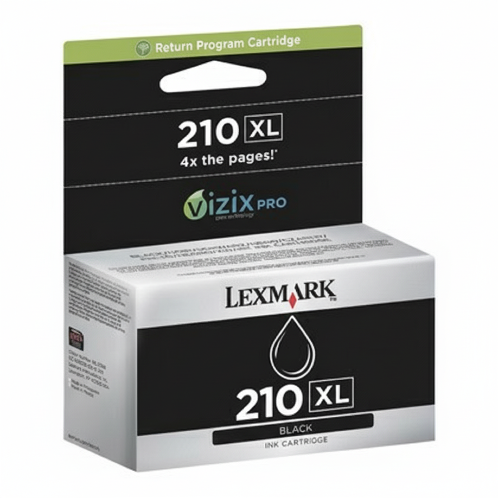 Original OEM Ink Cartridge Lexmark 210 XL (14L0174E) (Black)