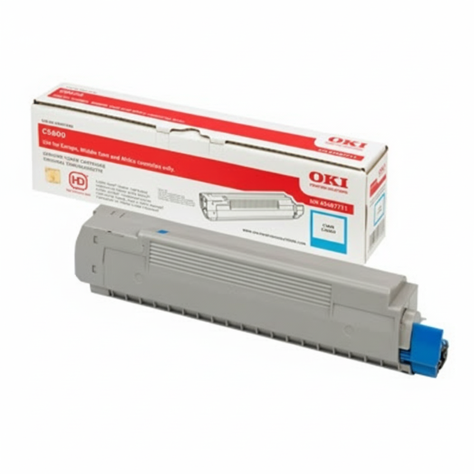 Original OEM Toner Oki C8600 8800 (43487711) (Cyan)