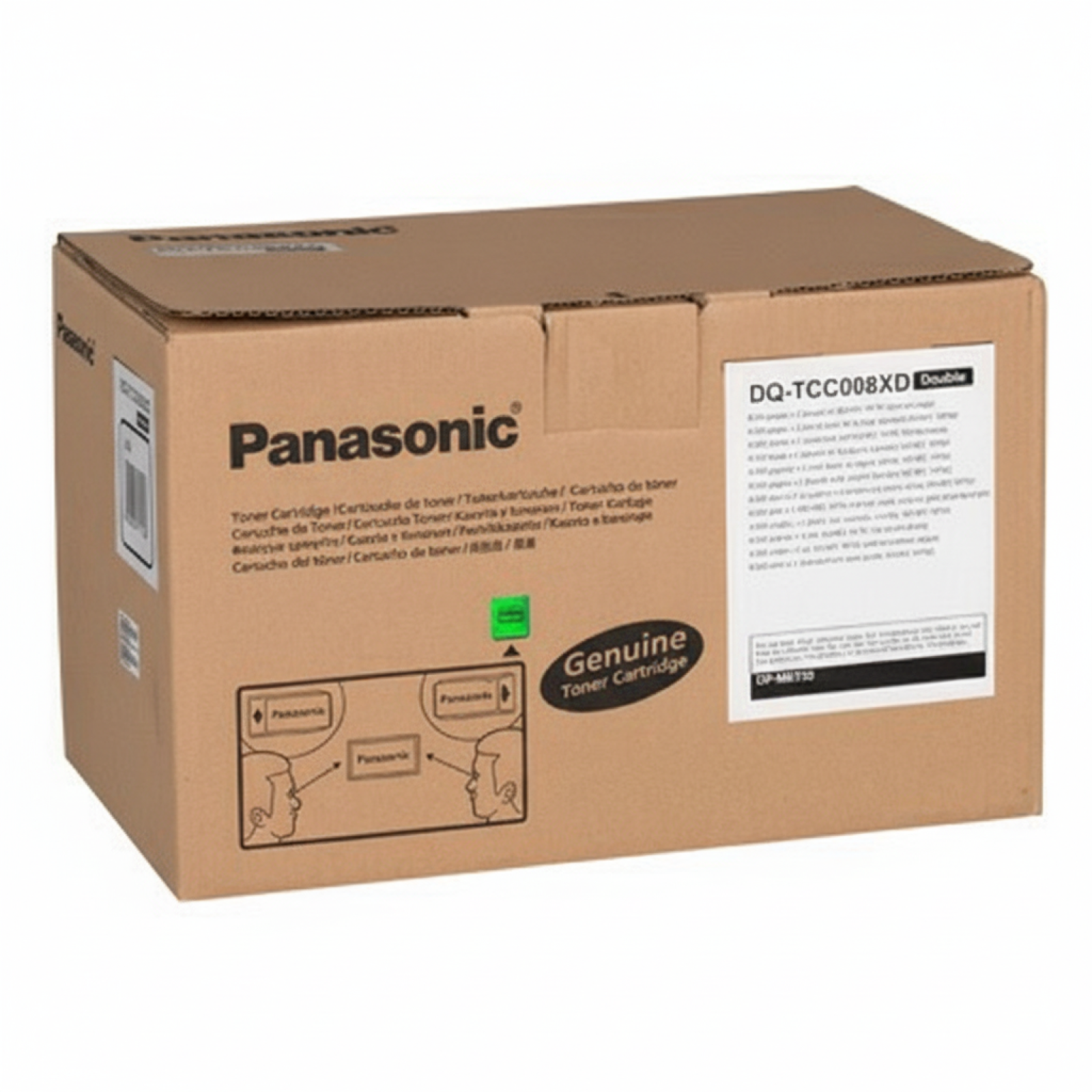 Original OEM Toners Panasonic DQ-TCC008XD (DQTCC008XD) (Black) (2-pack)