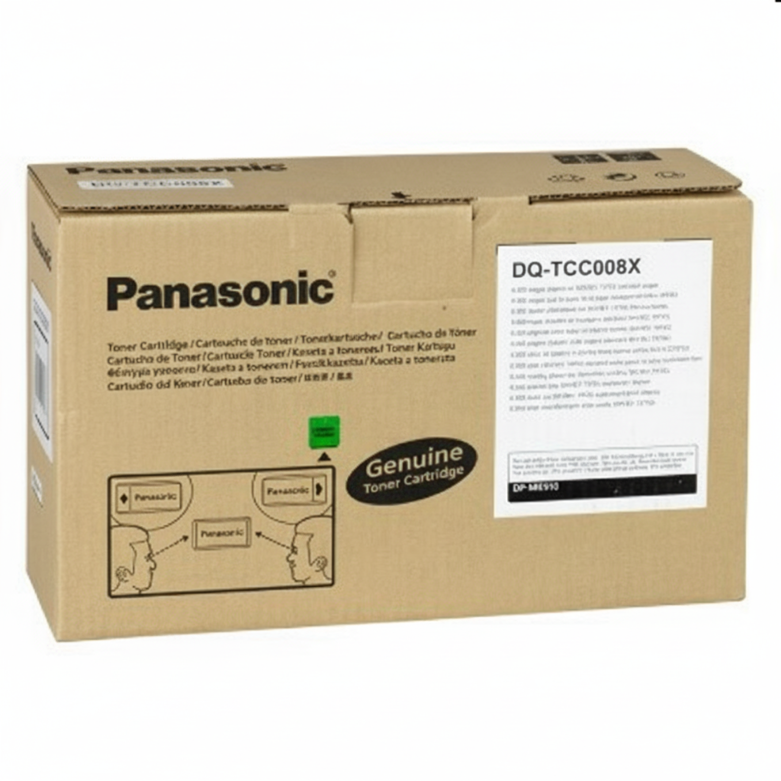 Original OEM Toner Panasonic DQ-TCC008X (DQTCC008X) (Black)