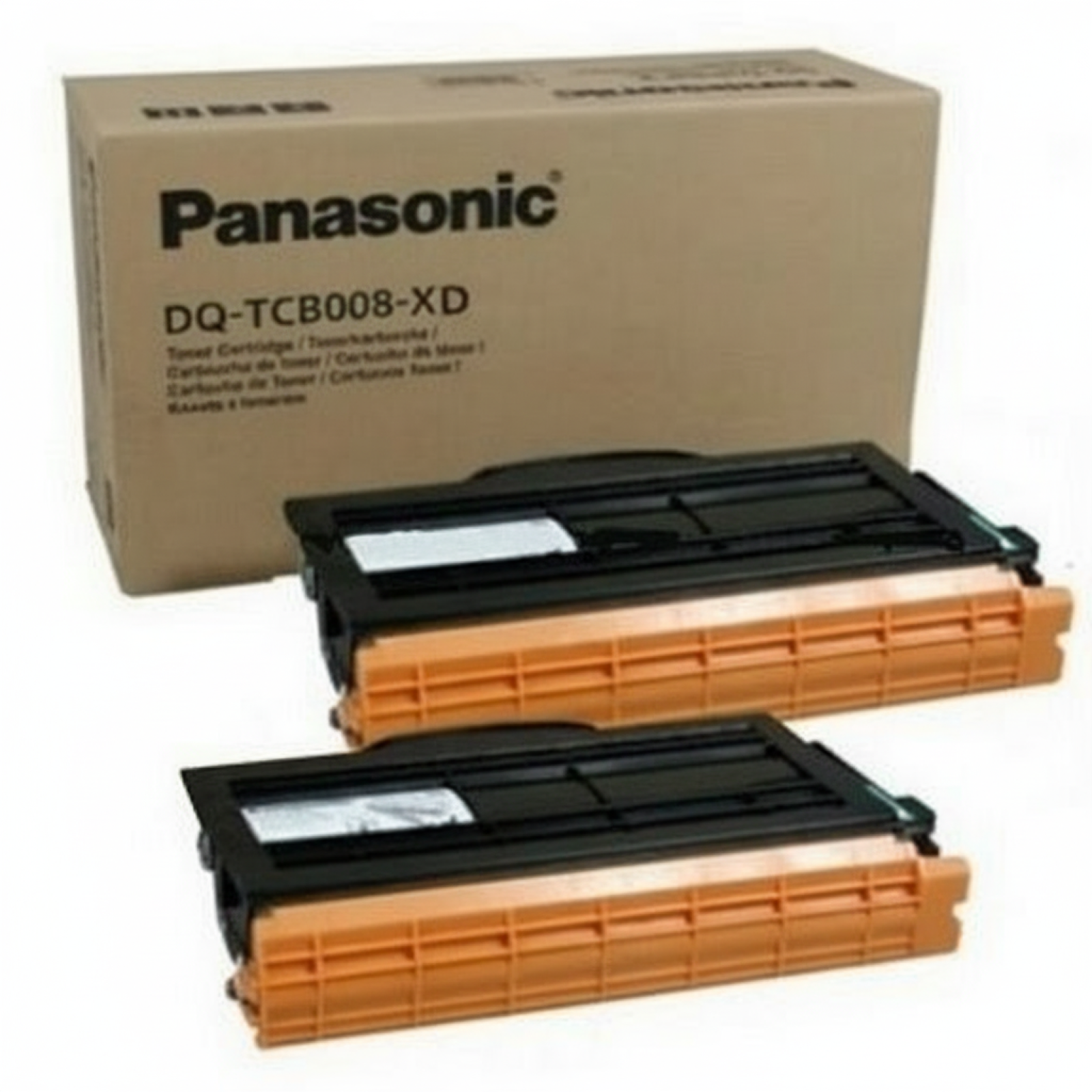 Original OEM Toners Panasonic DQ-TCB008-XD (DQTCB008XD) (Black) (2-pack)
