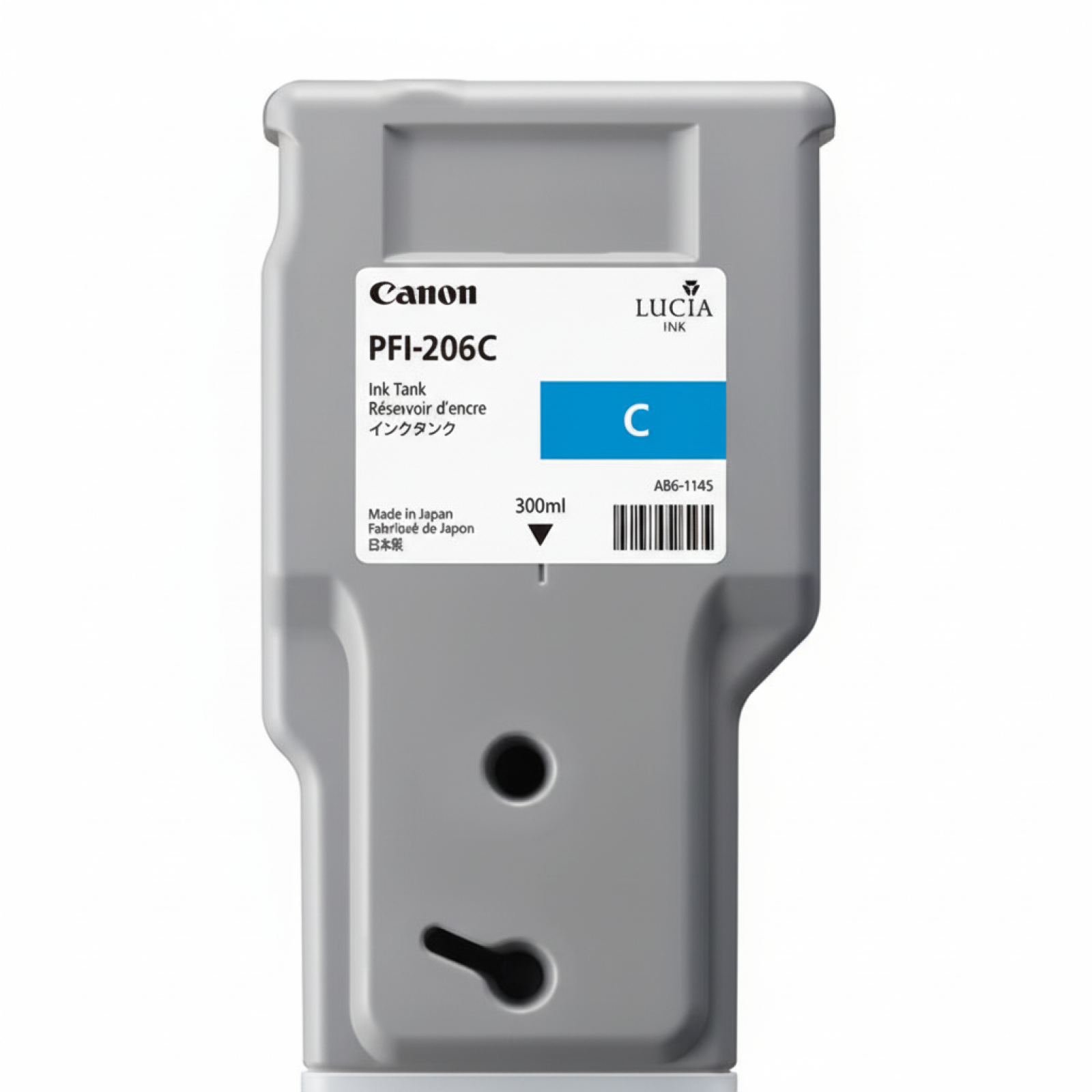 Original OEM Ink Cartridge Canon PFI-206C (5304B001AA) (Cyan)