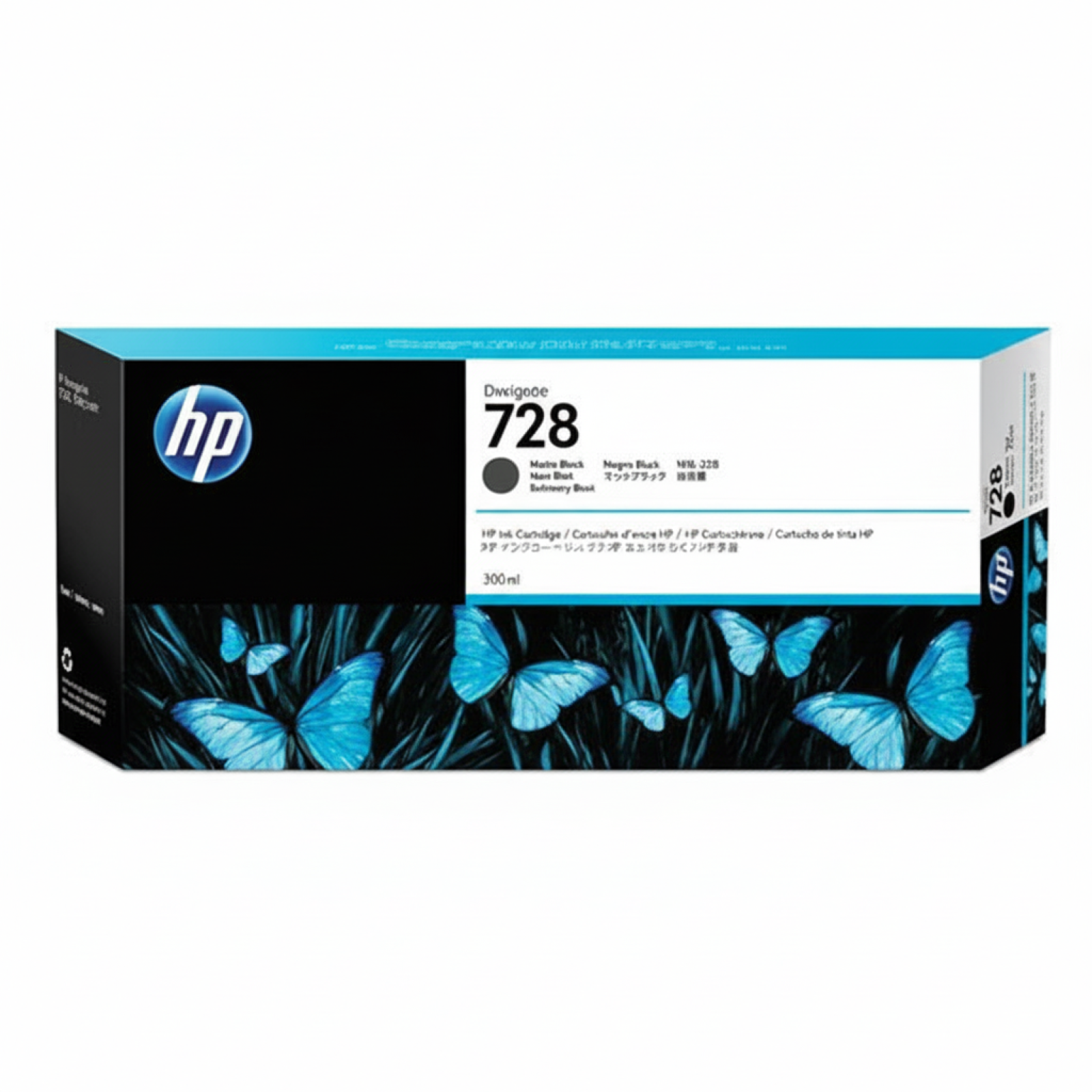 Original OEM Ink Cartridge HP 728 300ml (F9J68A) (Matte black)