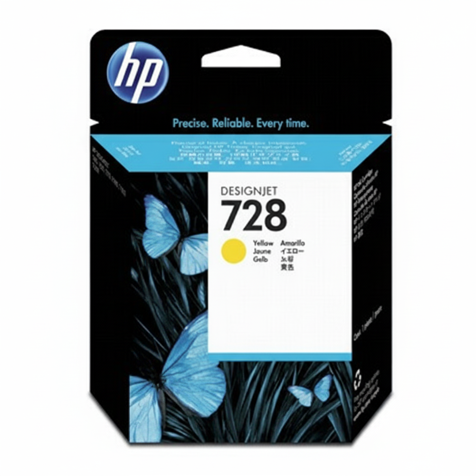 Original OEM Ink Cartridge HP 728 40ml (F9J61A) (Yellow)