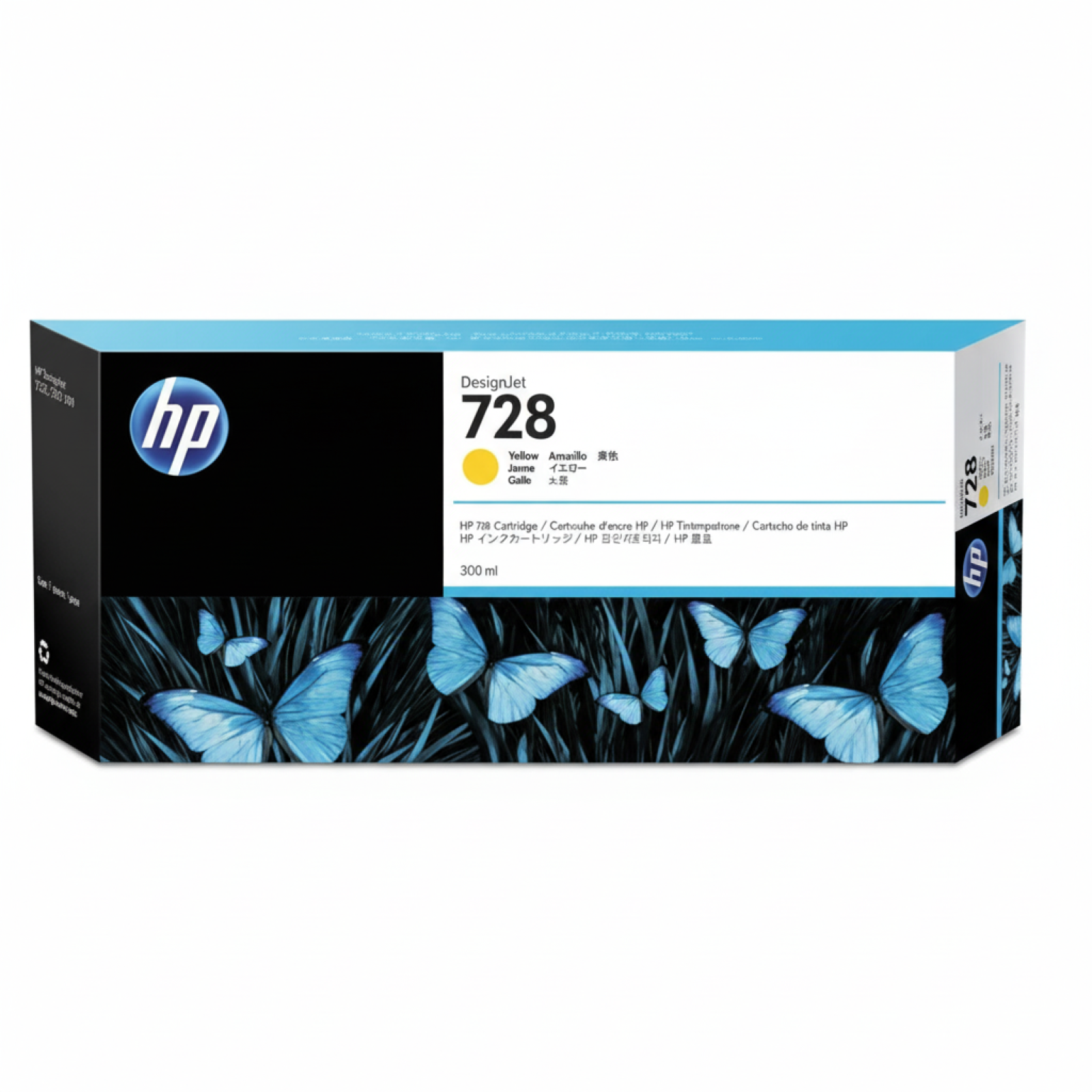 Original OEM Ink Cartridge HP 728 300ml (F9K15A) (Yellow)