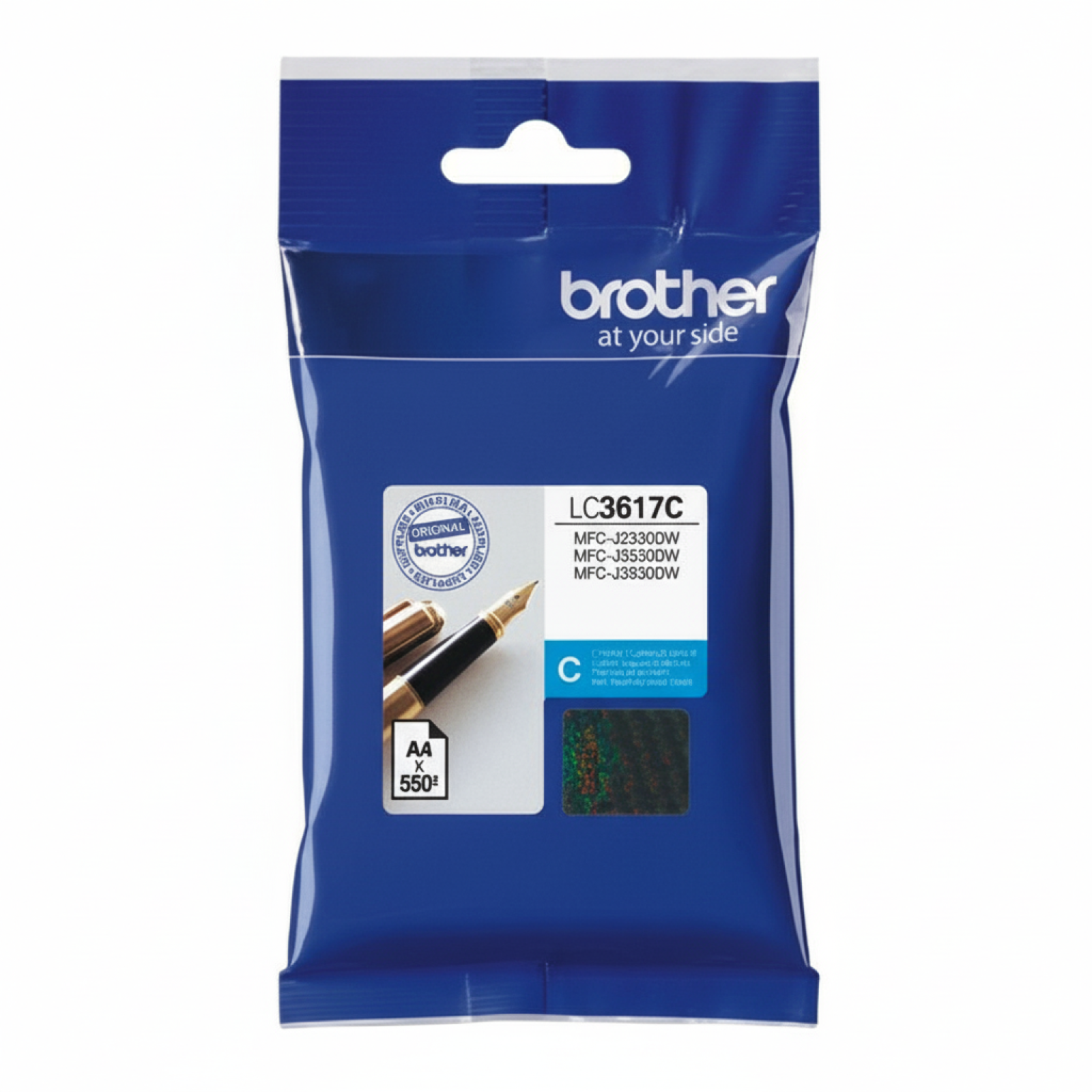 Original OEM Ink Cartridge Brother LC-3617 C (LC3617C) (Cyan)
