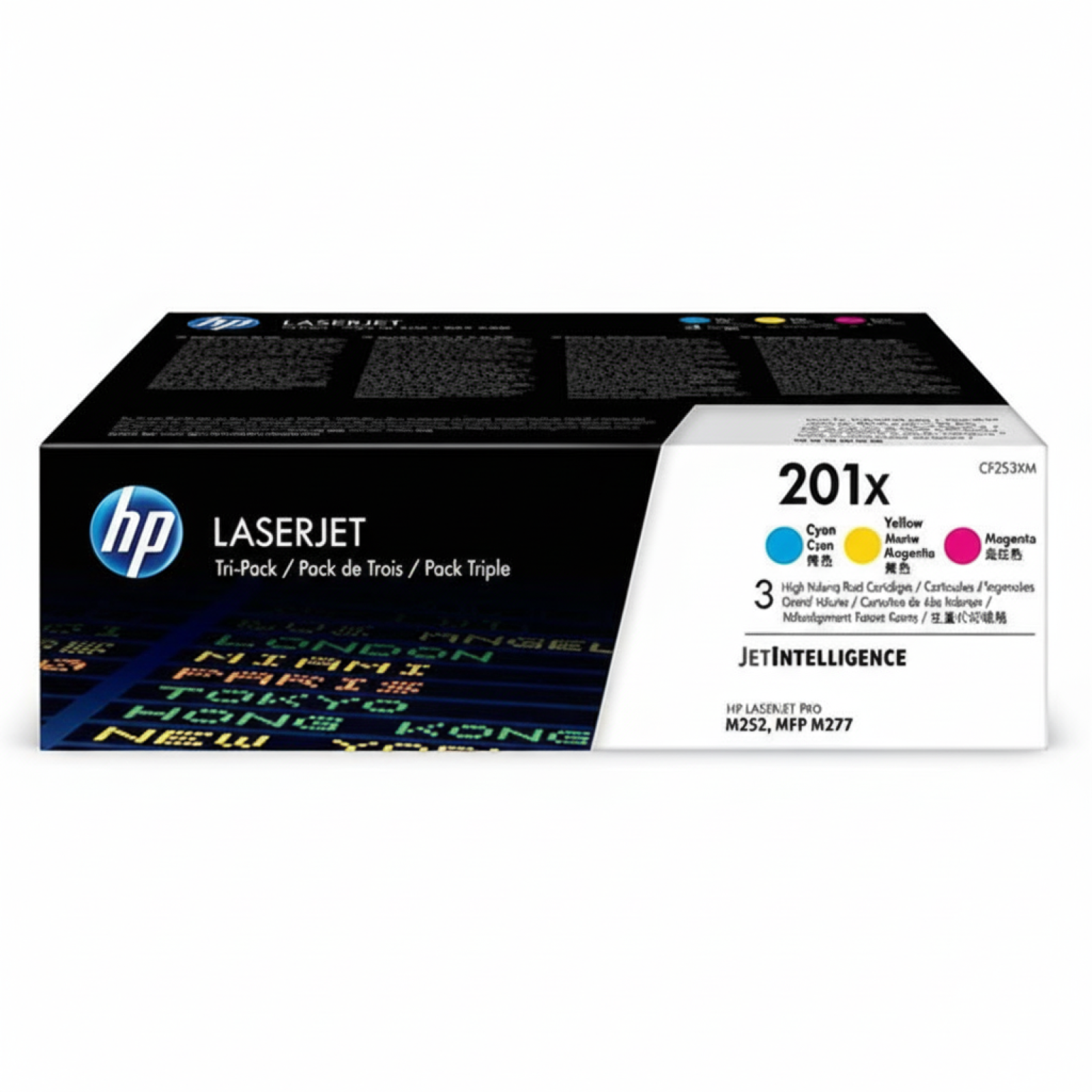 Original OEM Toners HP 201X CMY (CF253XM) (3-pack)