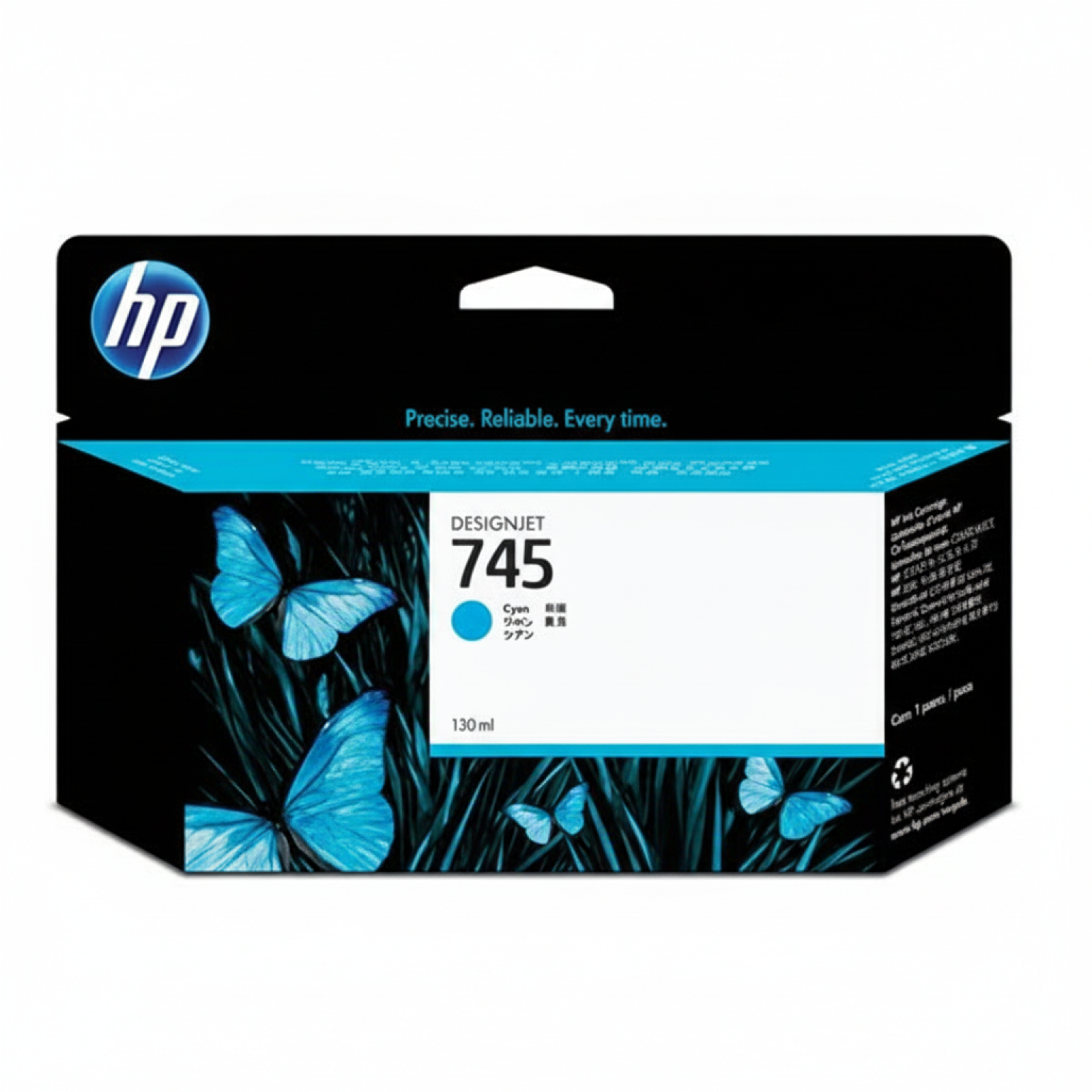 Original OEM Ink Cartridge HP 745 130ml (F9J97A) (Cyan)