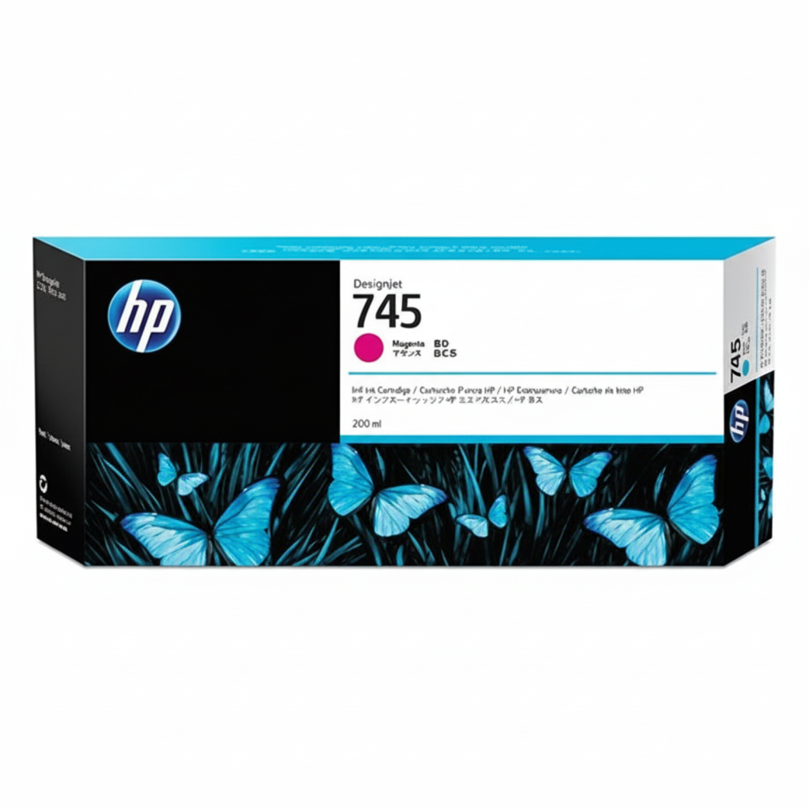 Original OEM Ink Cartridge HP 745 300ml (F9K01A) (Magenta)