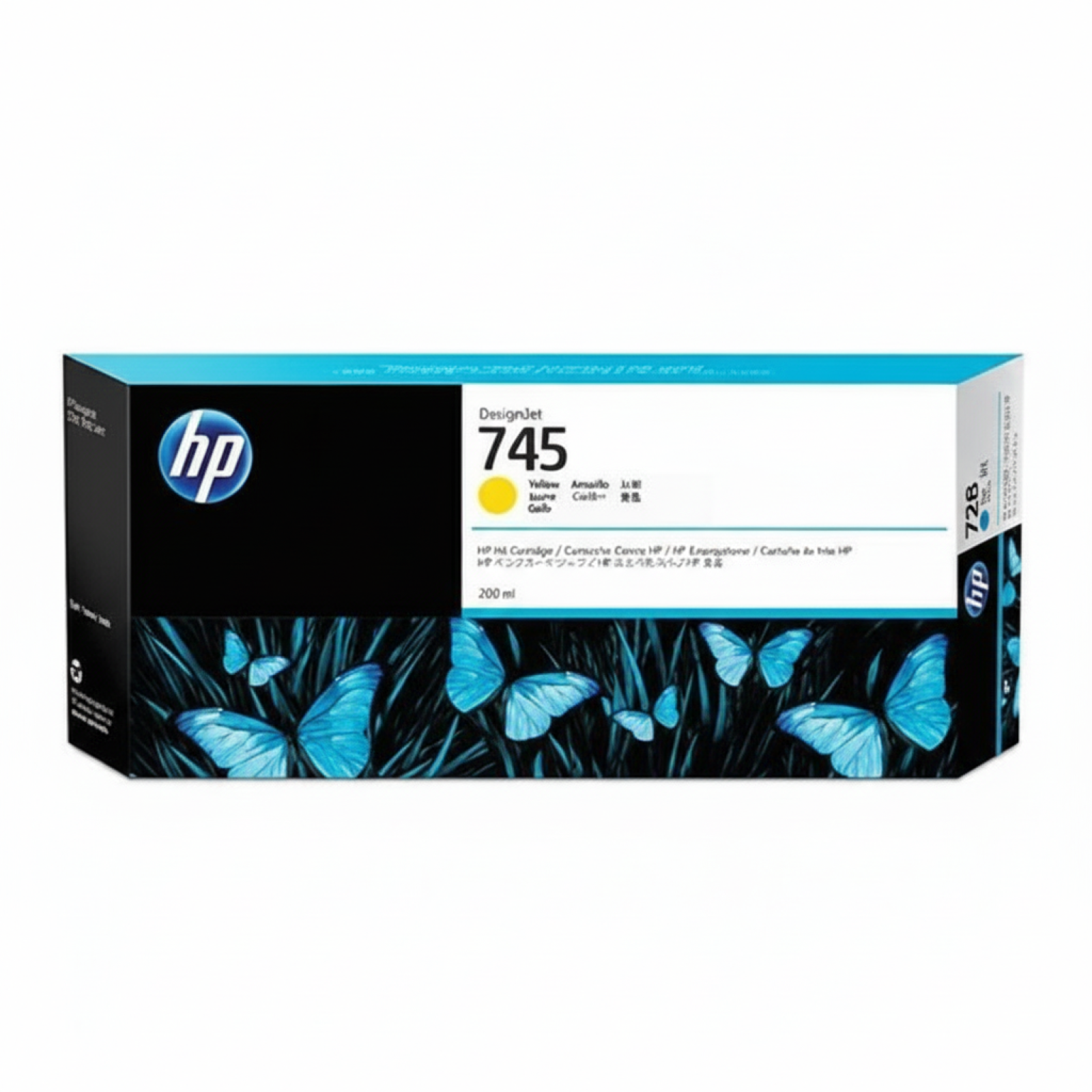 Original OEM Ink Cartridge HP 745 300ml (F9K02A) (Yellow)