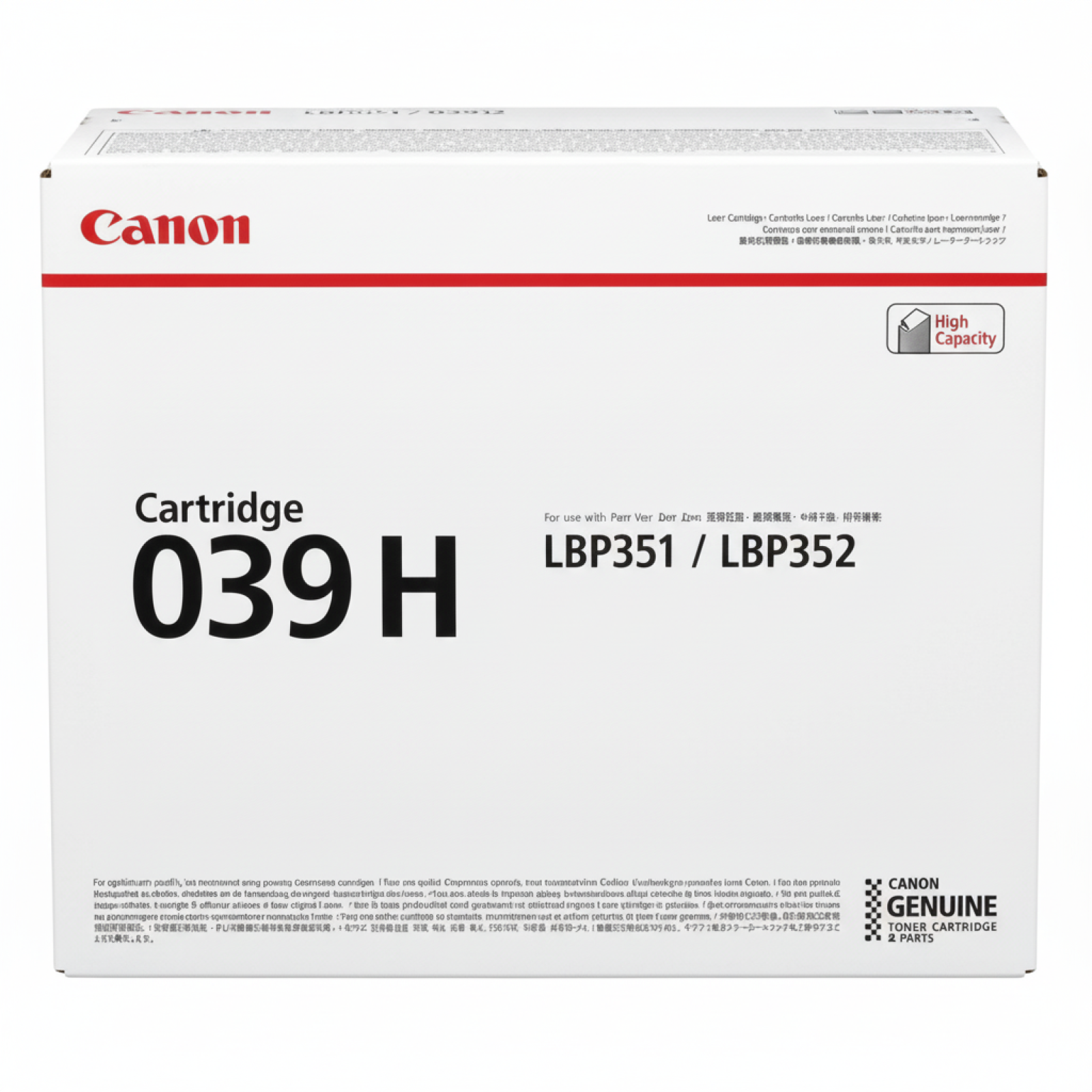 Original OEM Toner Canon CRG-039H (0288C001) (Black)