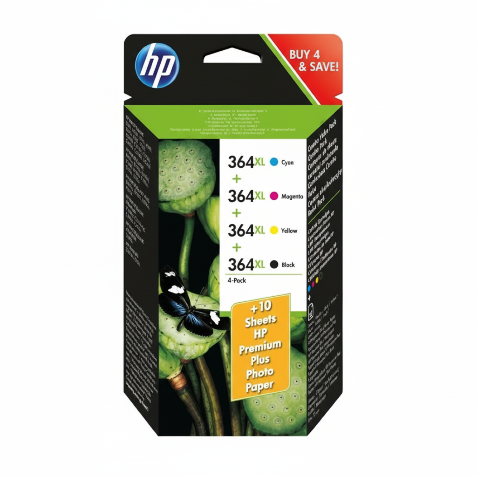 Original OEM Ink Cartridges HP 364 XL CMYK (N9J74AE) (multi pack)