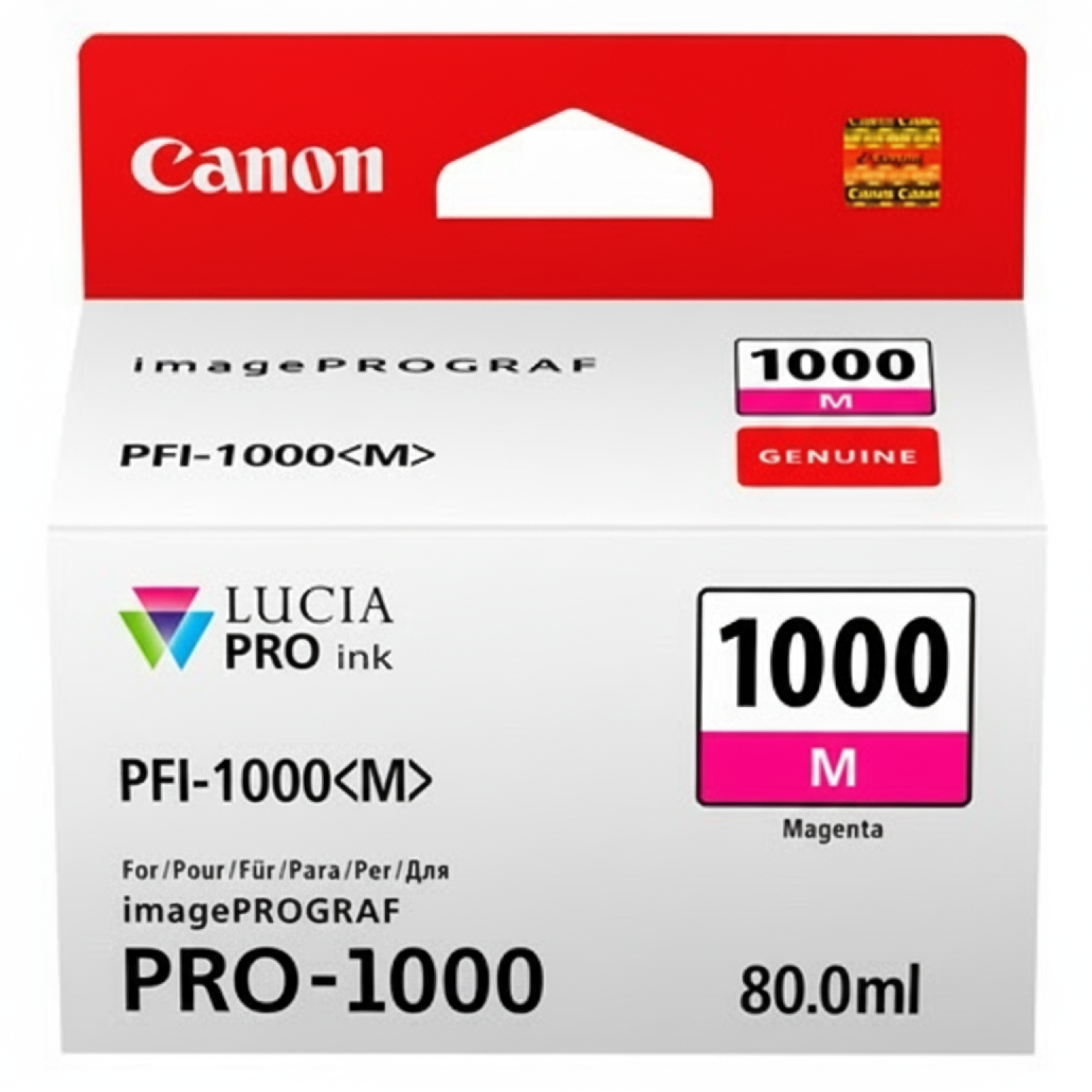 Original OEM Ink Cartridge Canon PFI-1000M (0548C002) (Magenta)