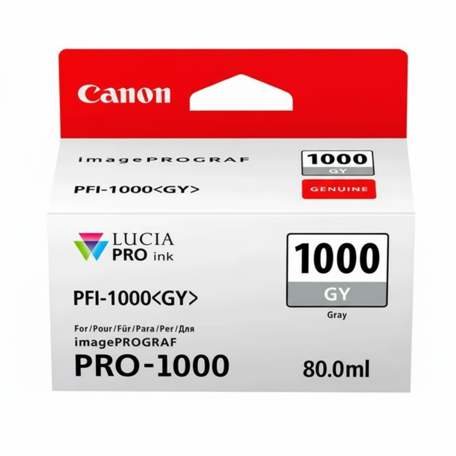 Original OEM Ink Cartridge Canon PFI-1000GY (0552C002) (Gray)