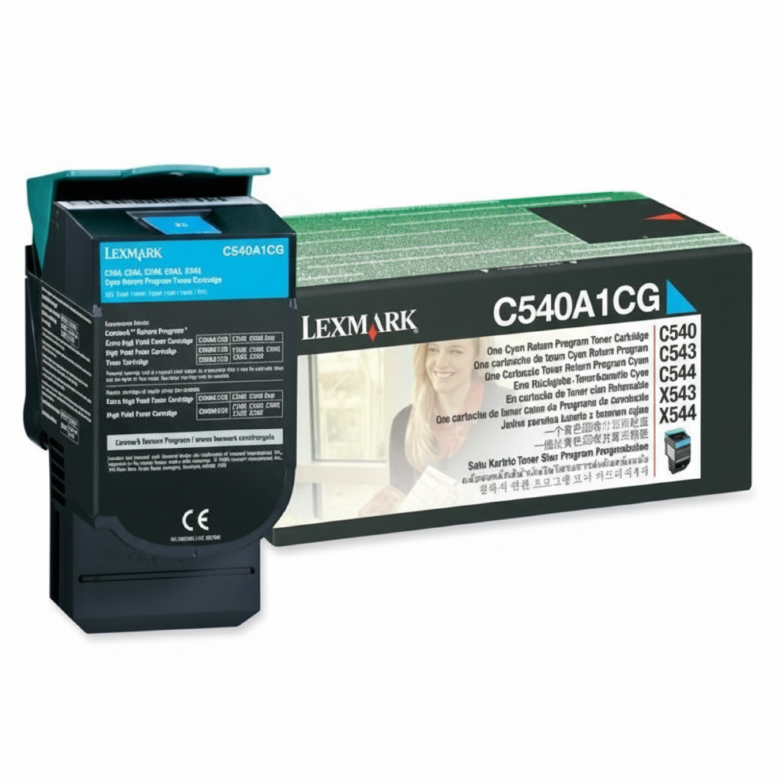 Original OEM Toner Lexmark C540 C (C540A1CG) (Cyan)