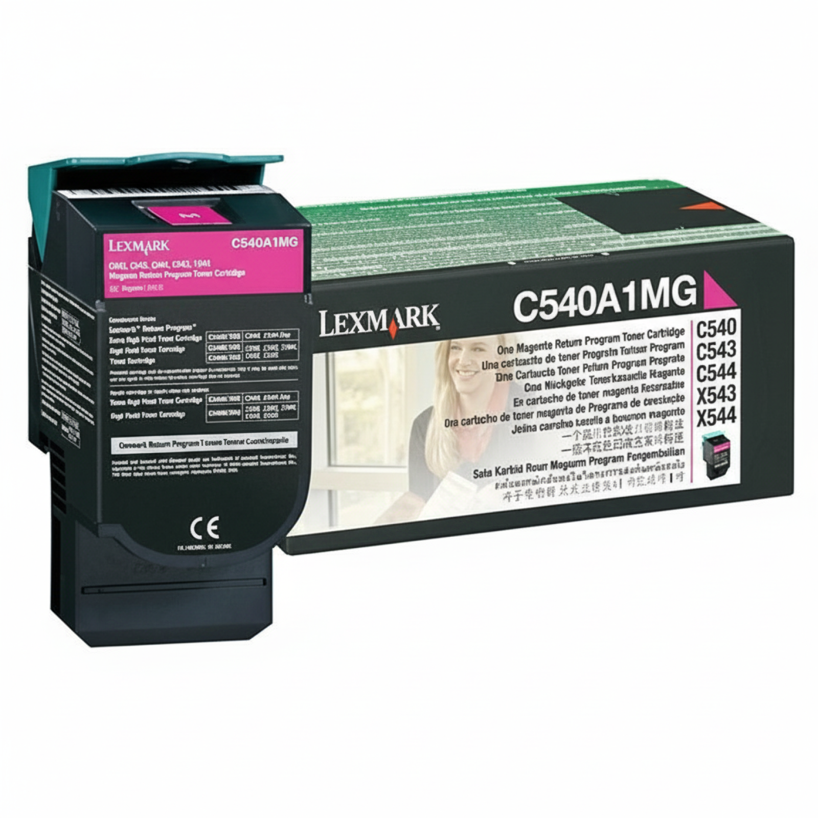 Original OEM Toner Lexmark C540 M (C540A1MG) (Magenta)