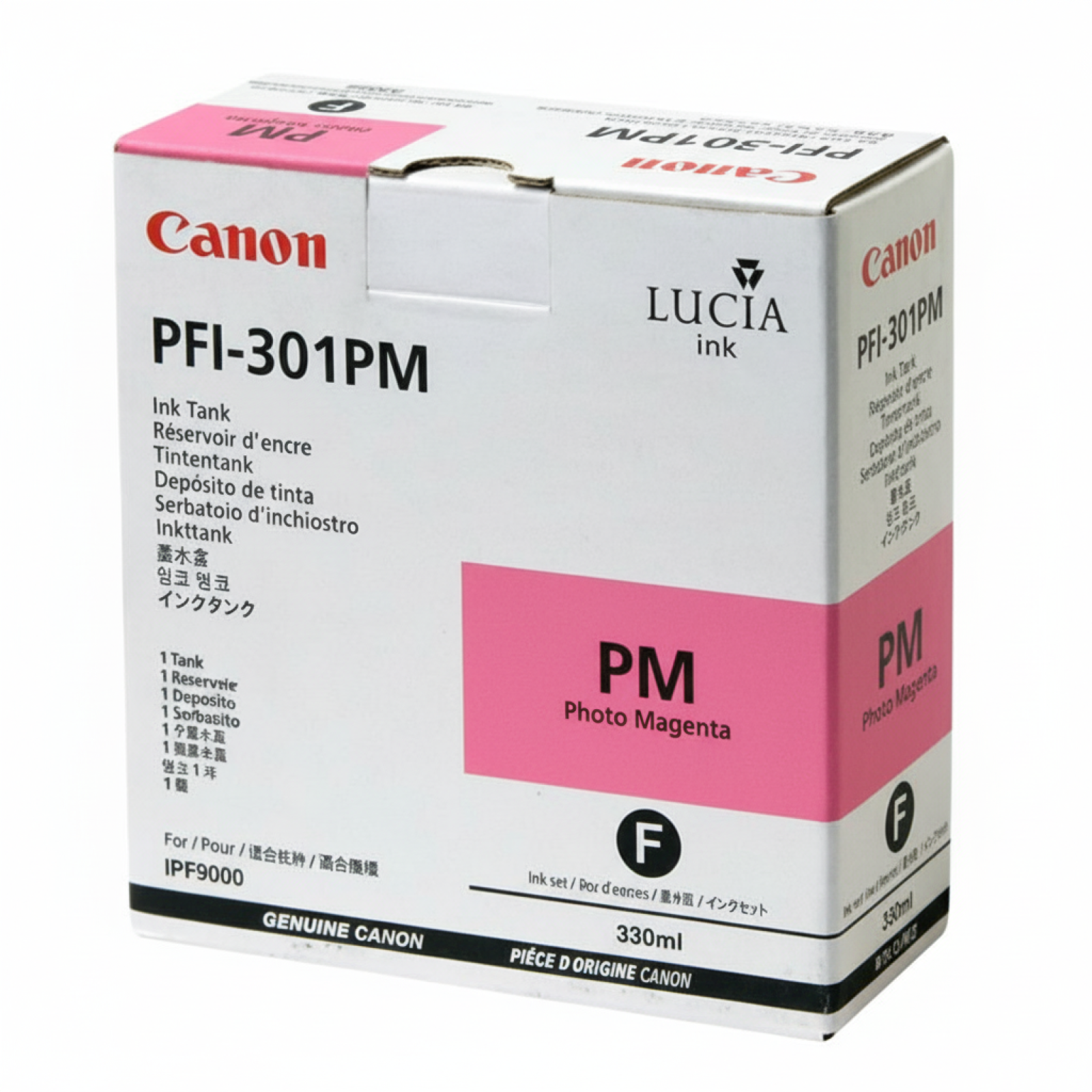Original OEM Ink Cartridge Canon PFI-301PM (1491B001) (Magenta Photo)