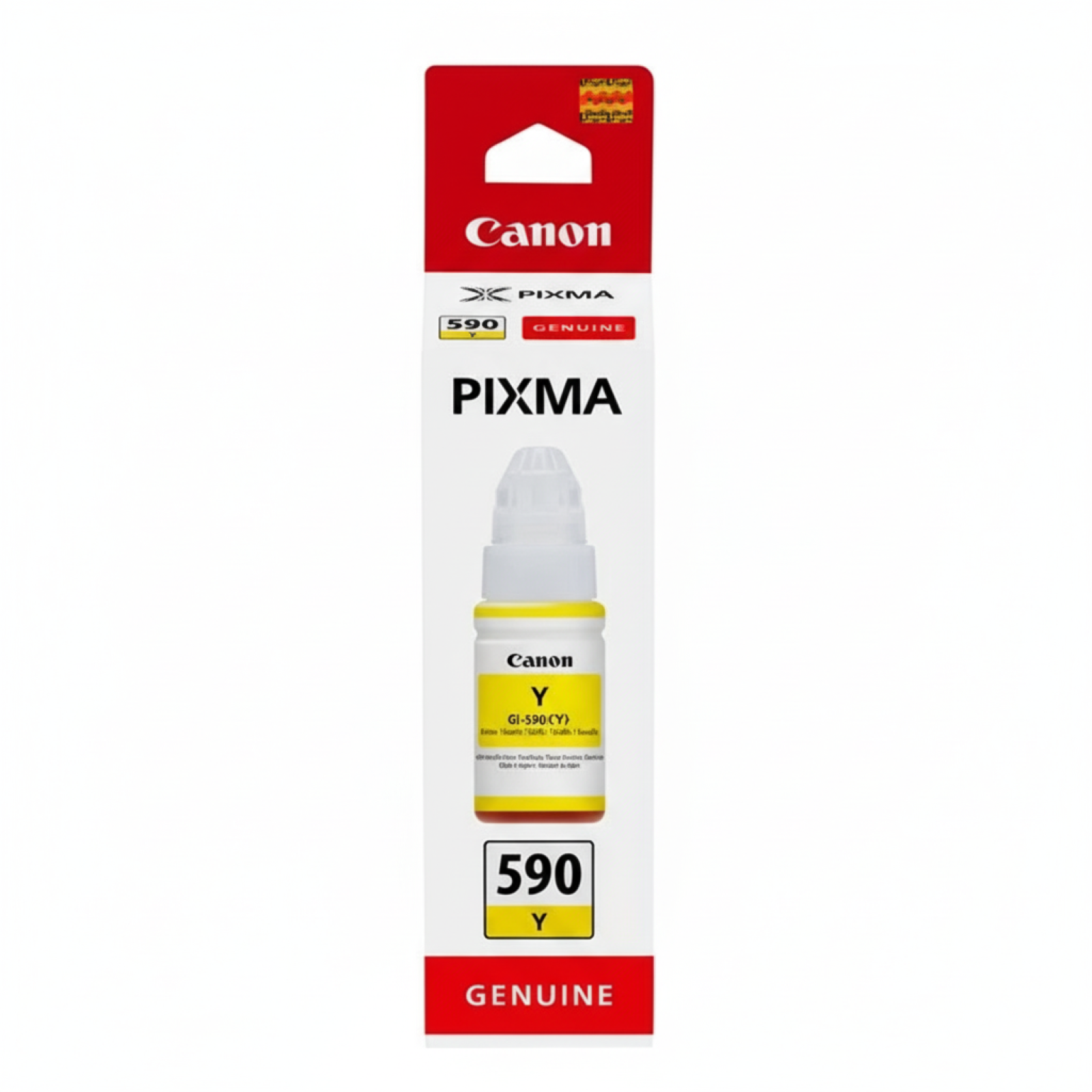 Original OEM Ink Cartridge Canon GI-590 Y (1606C001) (Yellow)