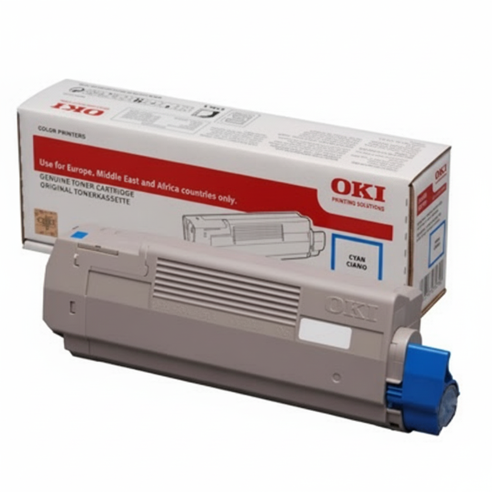 Original OEM Toner Oki C532 6K (46490607) (Cyan)